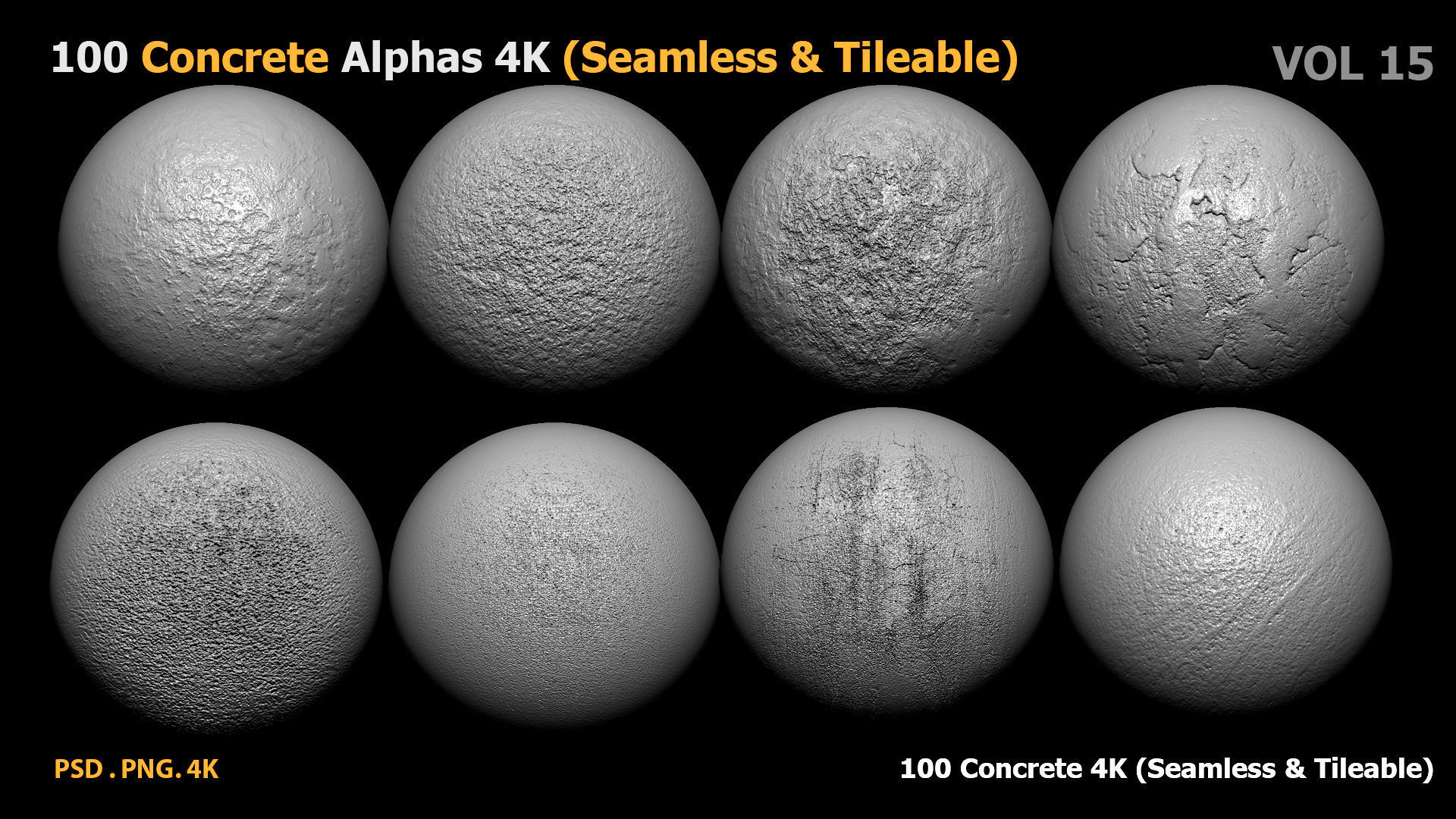 100 Concrete Alphas 4K Seamless Tileable vol 15 Texture_2