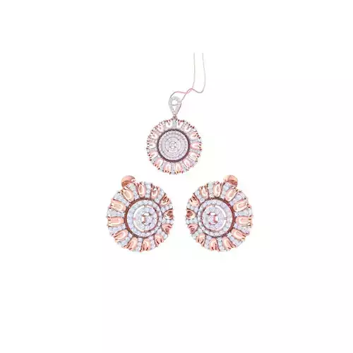 Earring Pendant Set 3dm STL OBJ FBX Renders Details