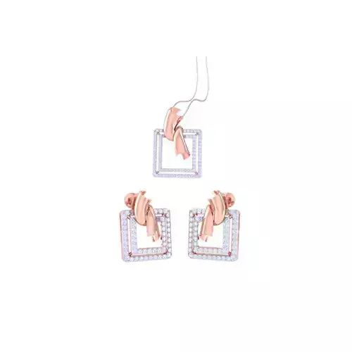 Earring Pendant Set 3dm STL OBJ FBX Renders Details