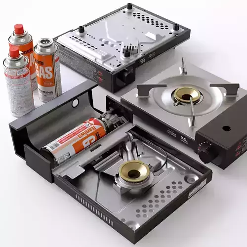 Portable Gas Stove and Butane Gas Canister