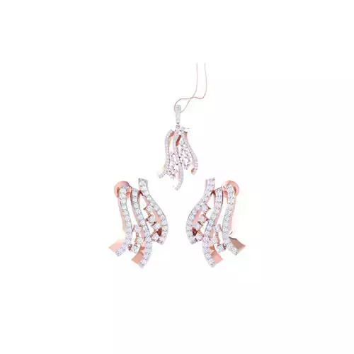 Earring Pendant Set 3dm STL OBJ FBX Renders Details