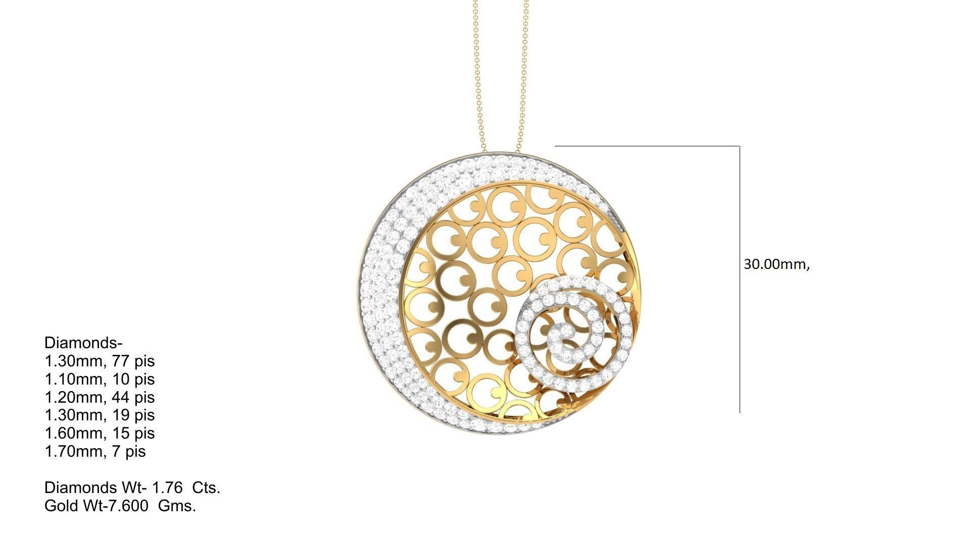 Earring Pendant Set 3dm STL OBJ FBX Renders Details 3D print model_7