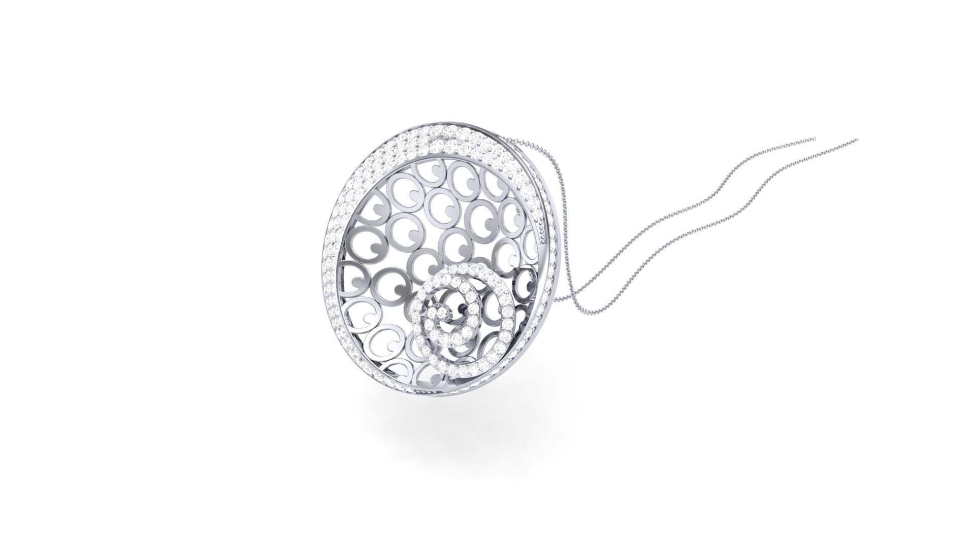 Earring Pendant Set 3dm STL OBJ FBX Renders Details 3D print model_11