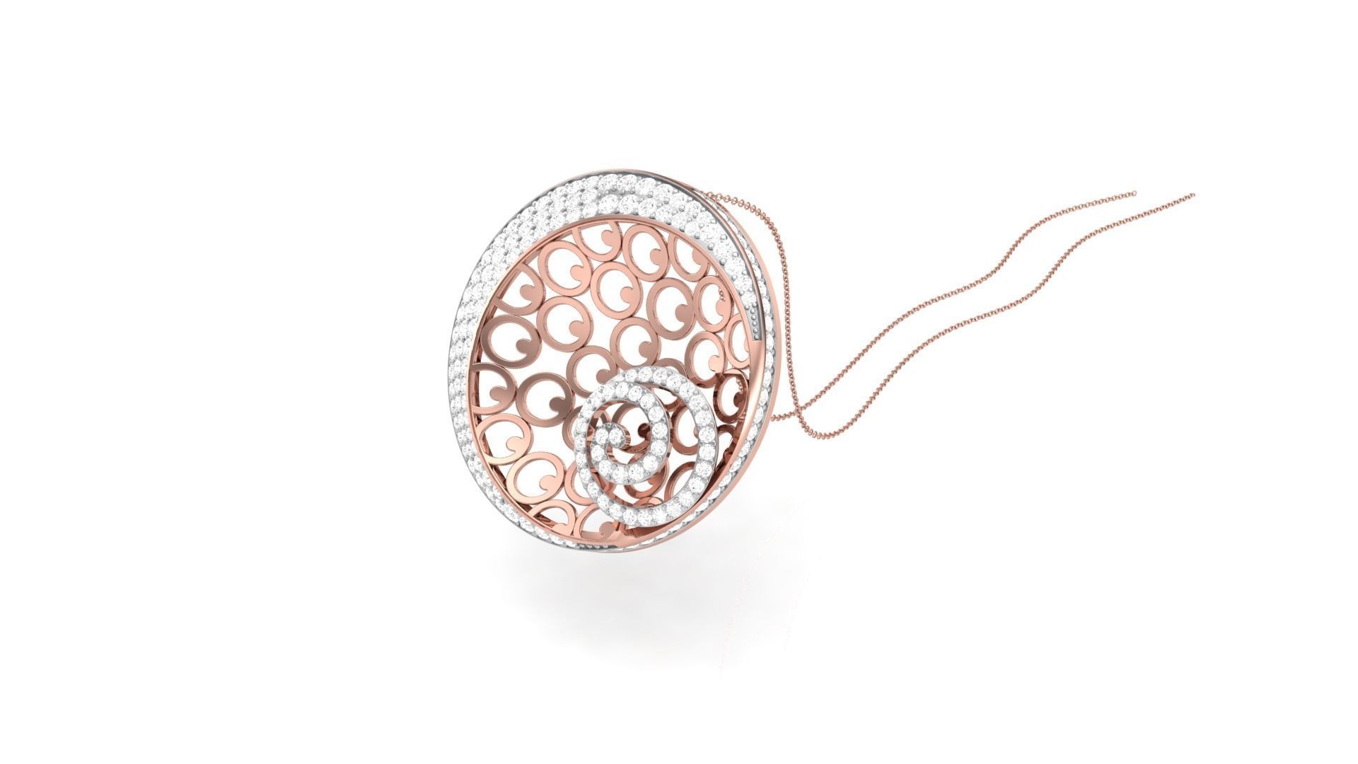 Earring Pendant Set 3dm STL OBJ FBX Renders Details 3D print model_12