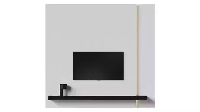 TV set 4 stand gold
