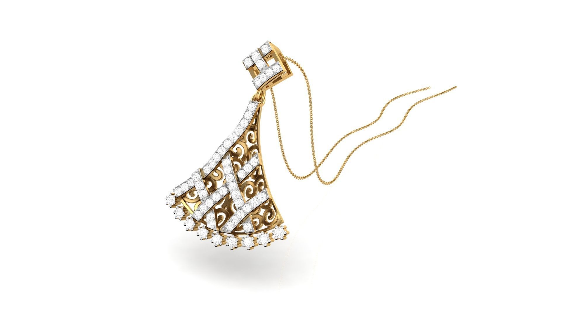 Earring Pendant Set 3dm STL OBJ FBX Renders Details 3D print model_9