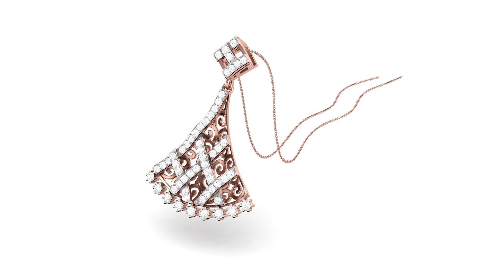 Earring Pendant Set 3dm STL OBJ FBX Renders Details 3D print model_11