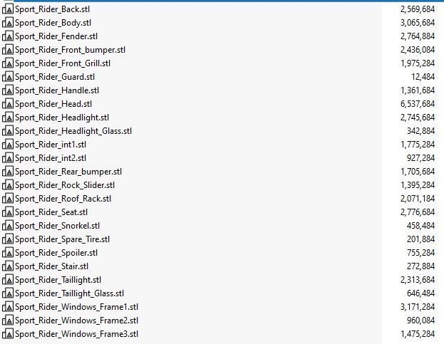 3D Print 2004 Toyota Sport Rider 3D print model_11