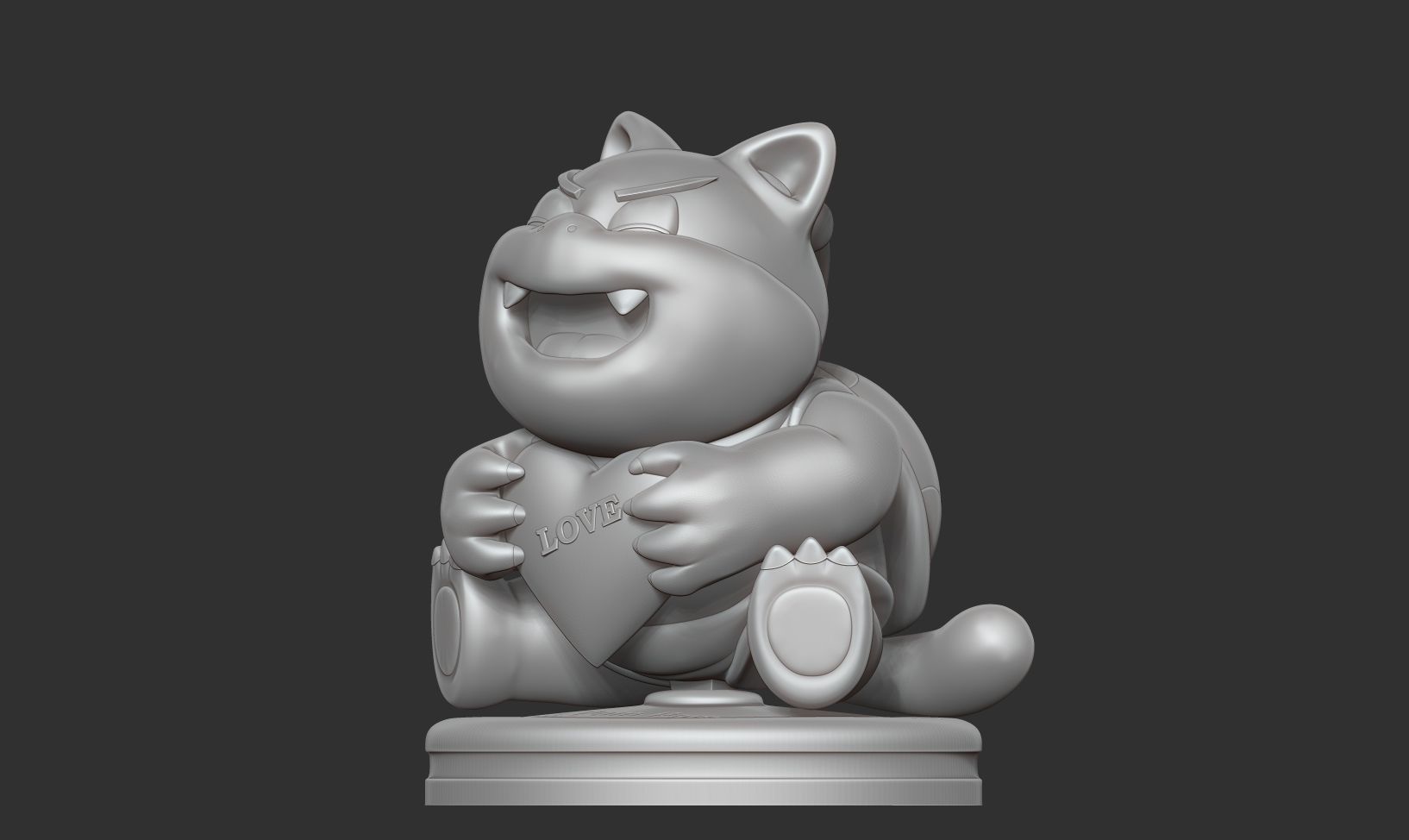 Cat Pom Pom 3D print model_18