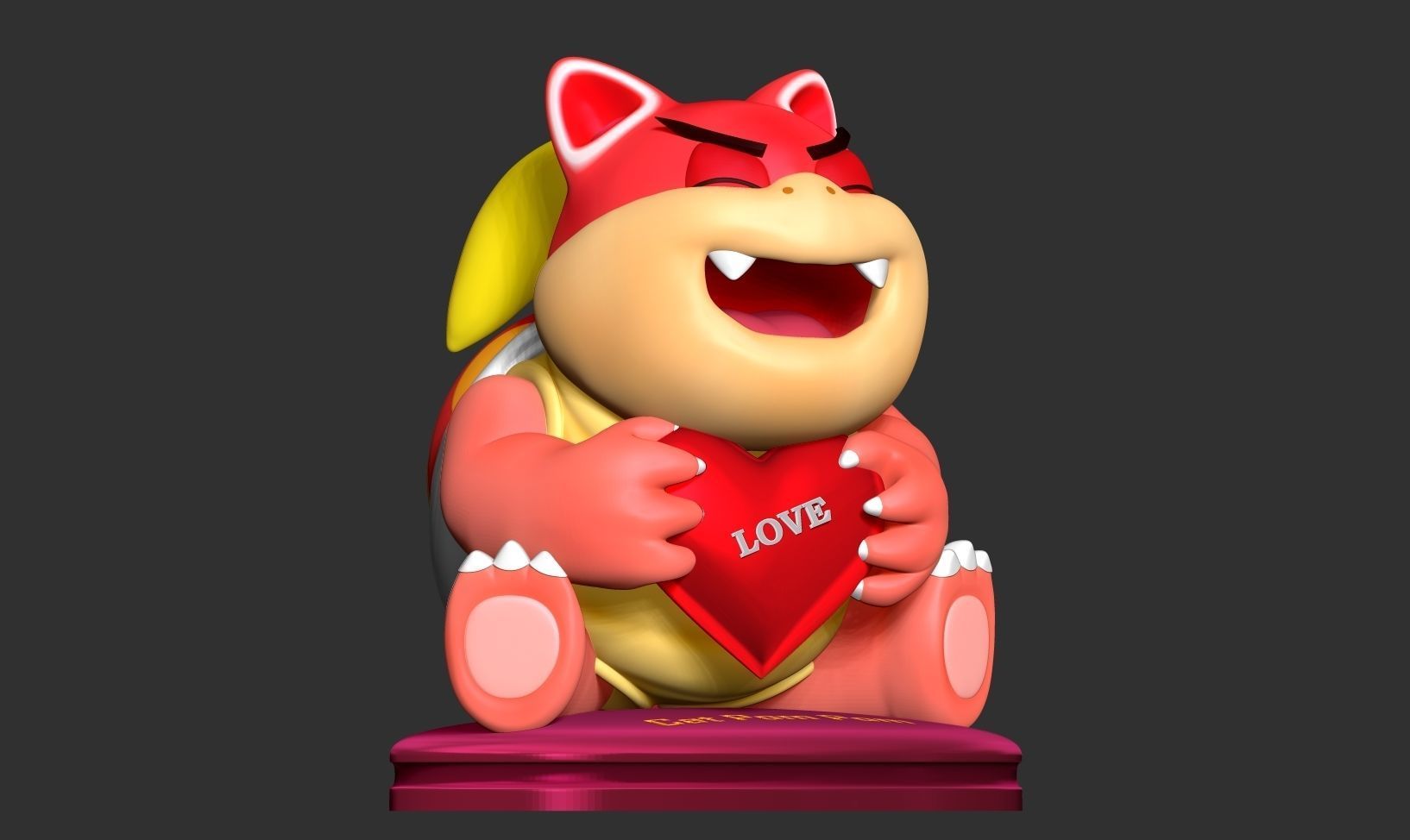 Cat Pom Pom 3D print model_15