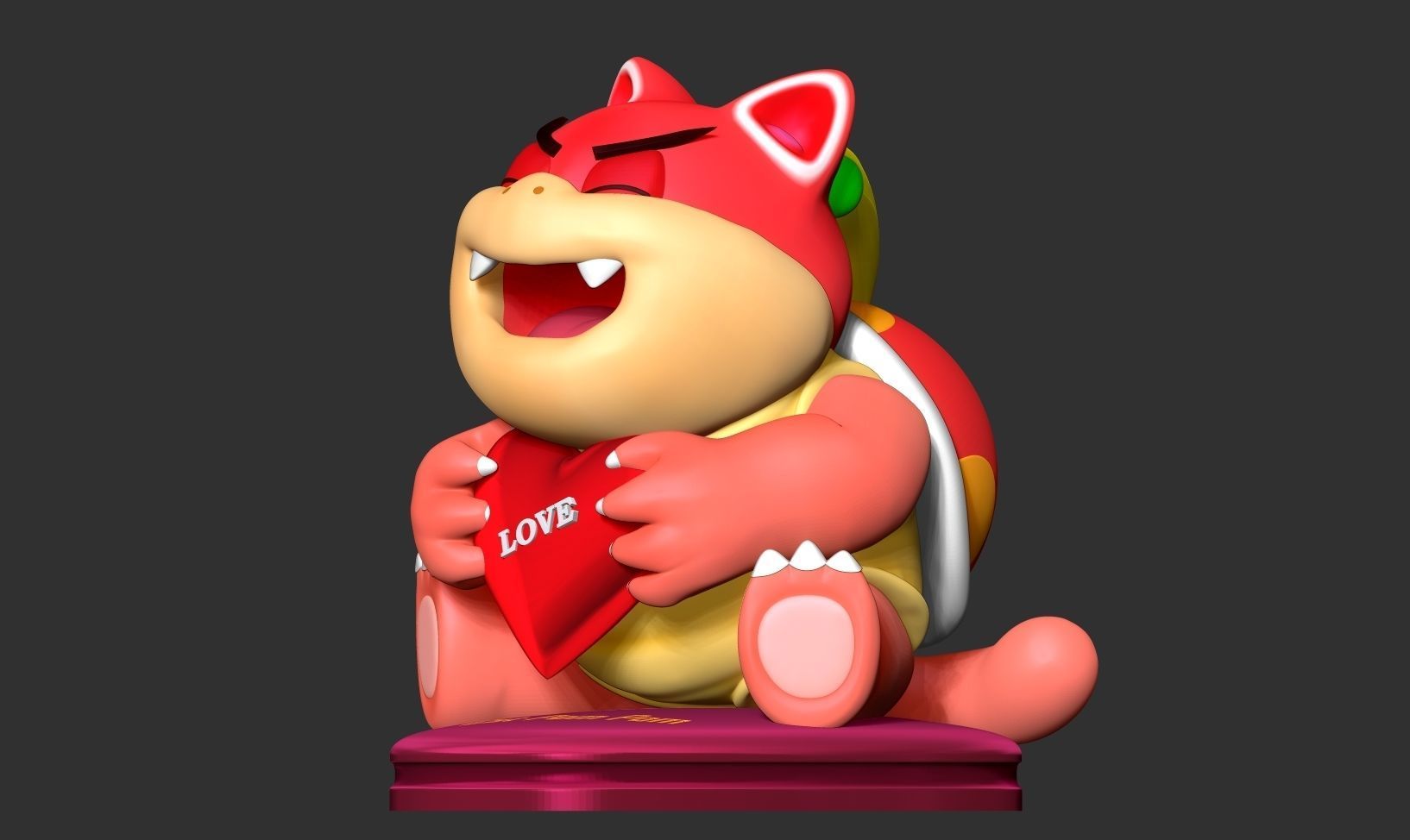 Cat Pom Pom 3D print model_17