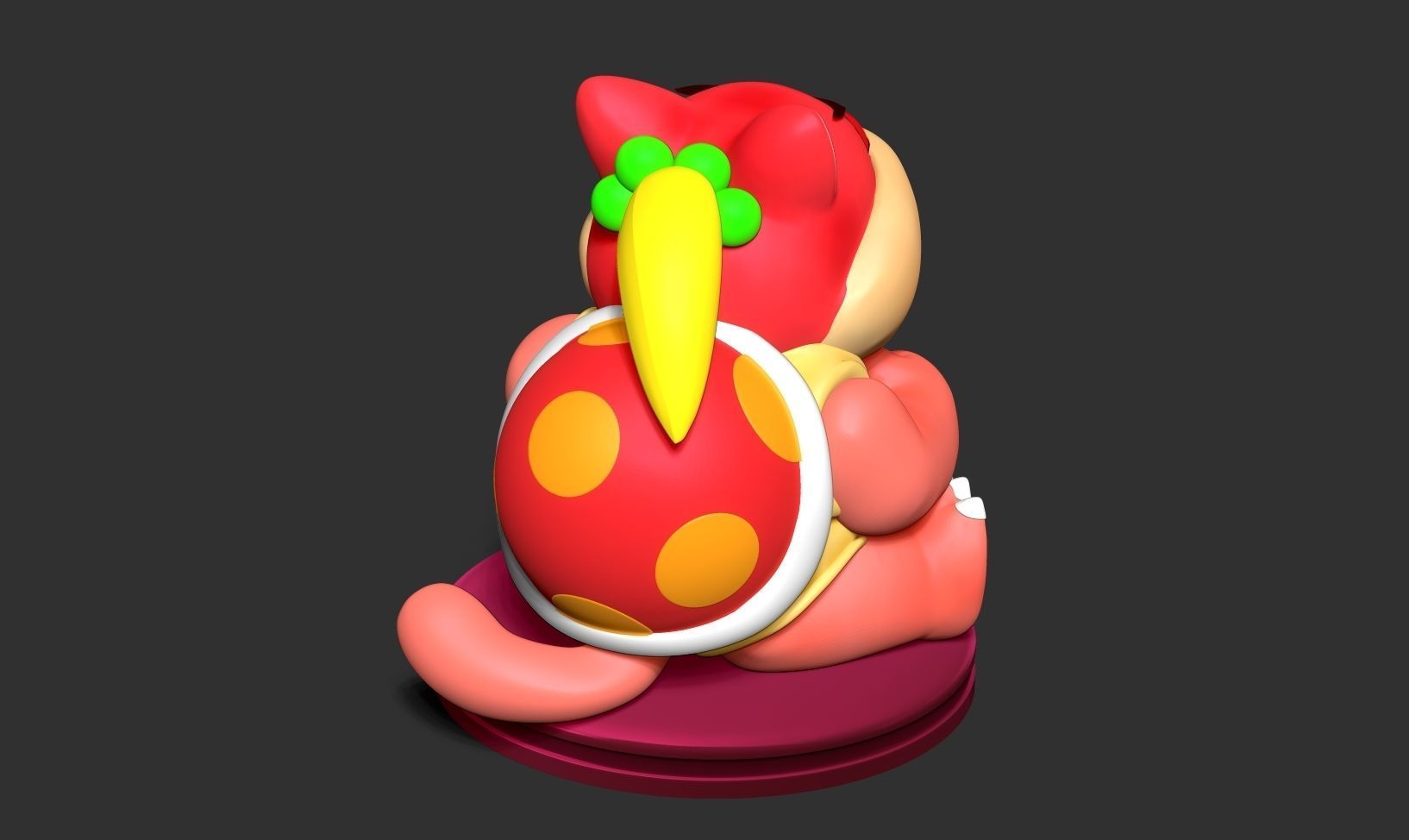 Cat Pom Pom 3D print model_7