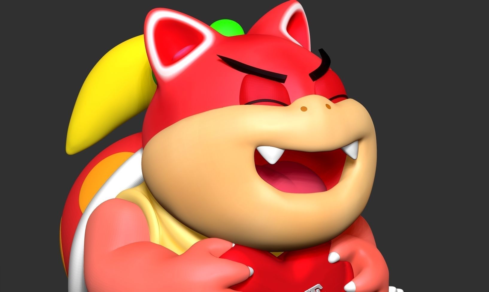 Cat Pom Pom 3D print model_5