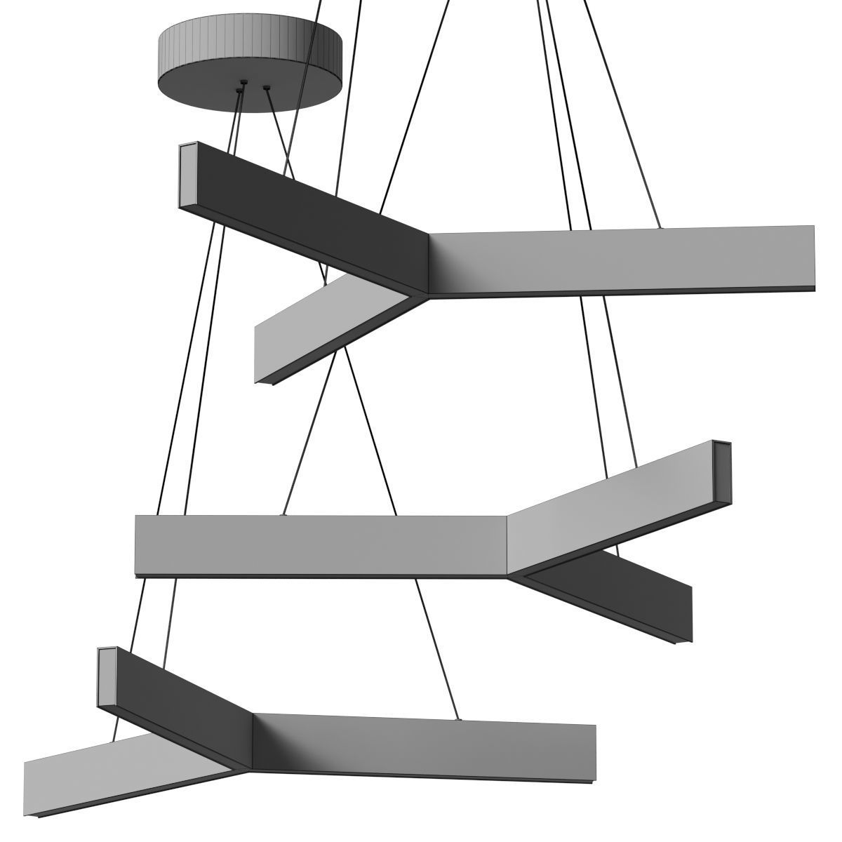 Resident - Tri Pendant 3D model_2