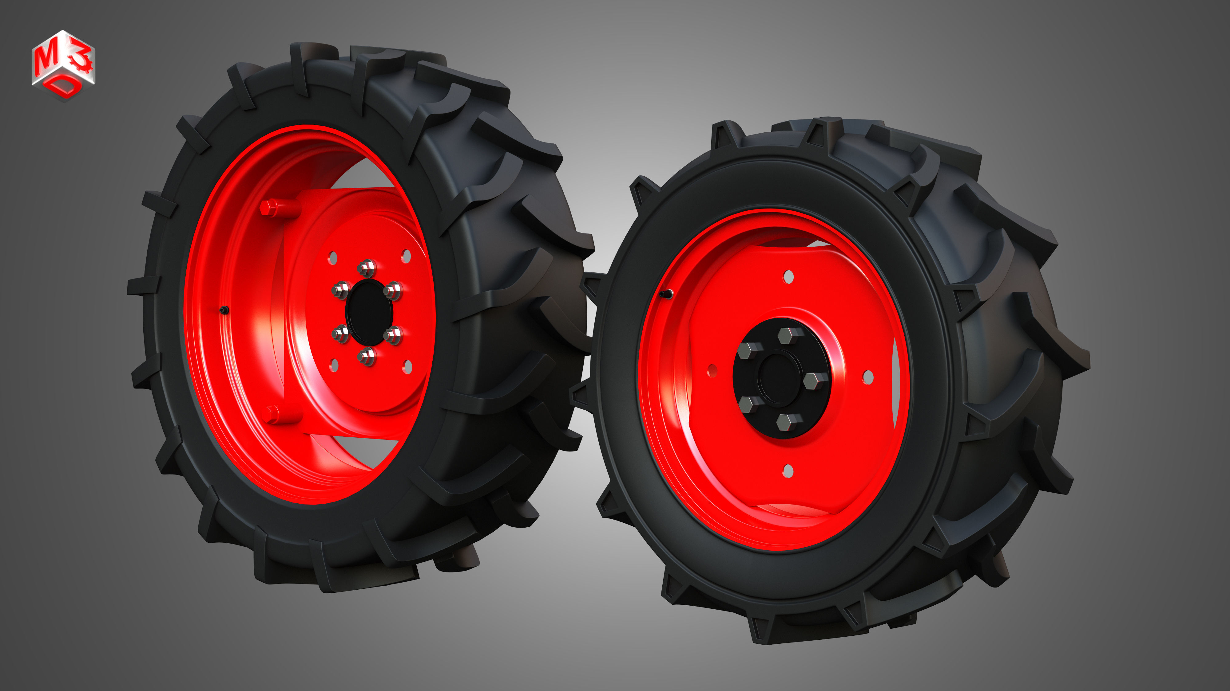 Jivo 365ti Wheel and Tire 3D model_1