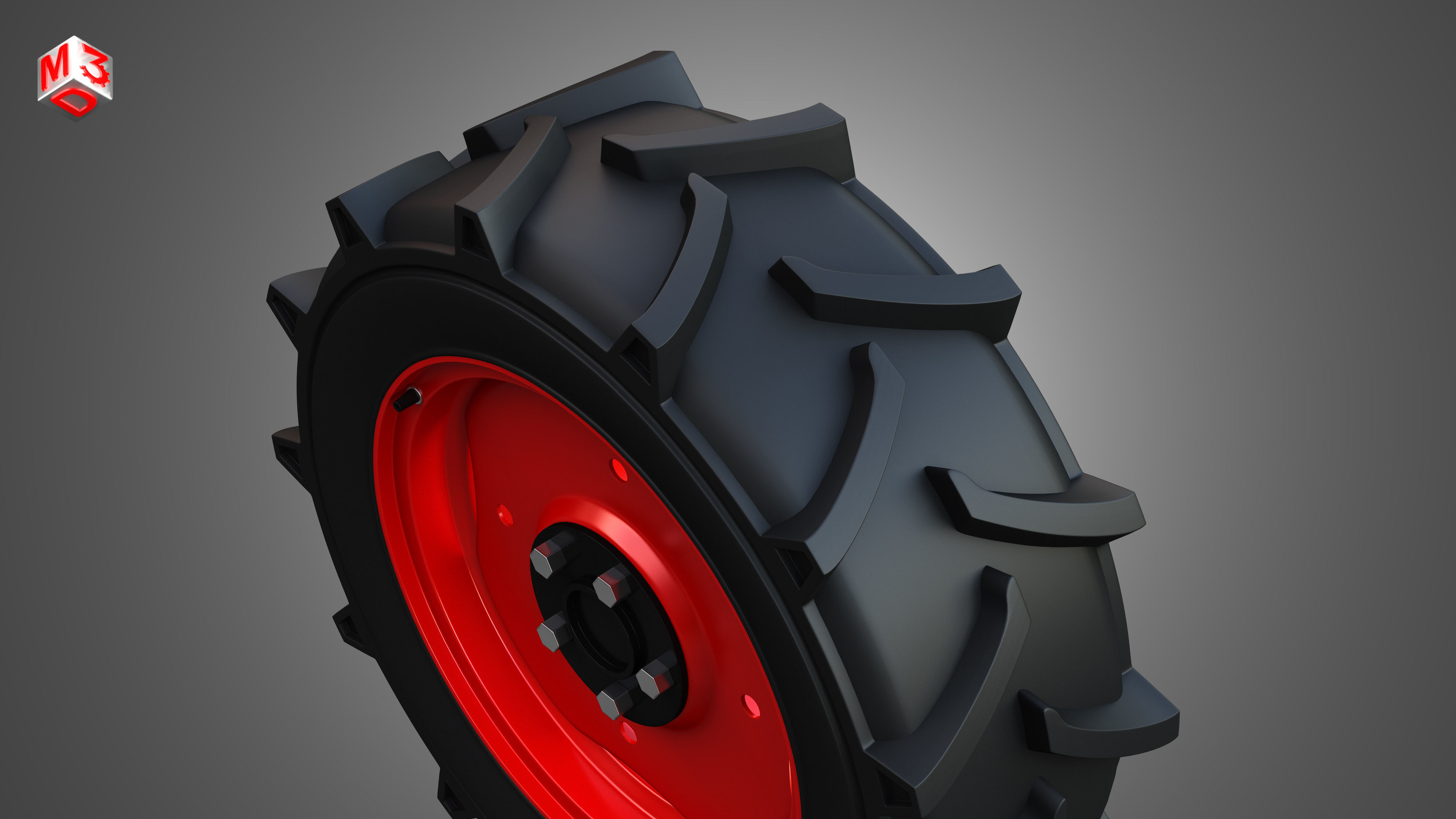 Jivo 365ti Wheel and Tire 3D model_11