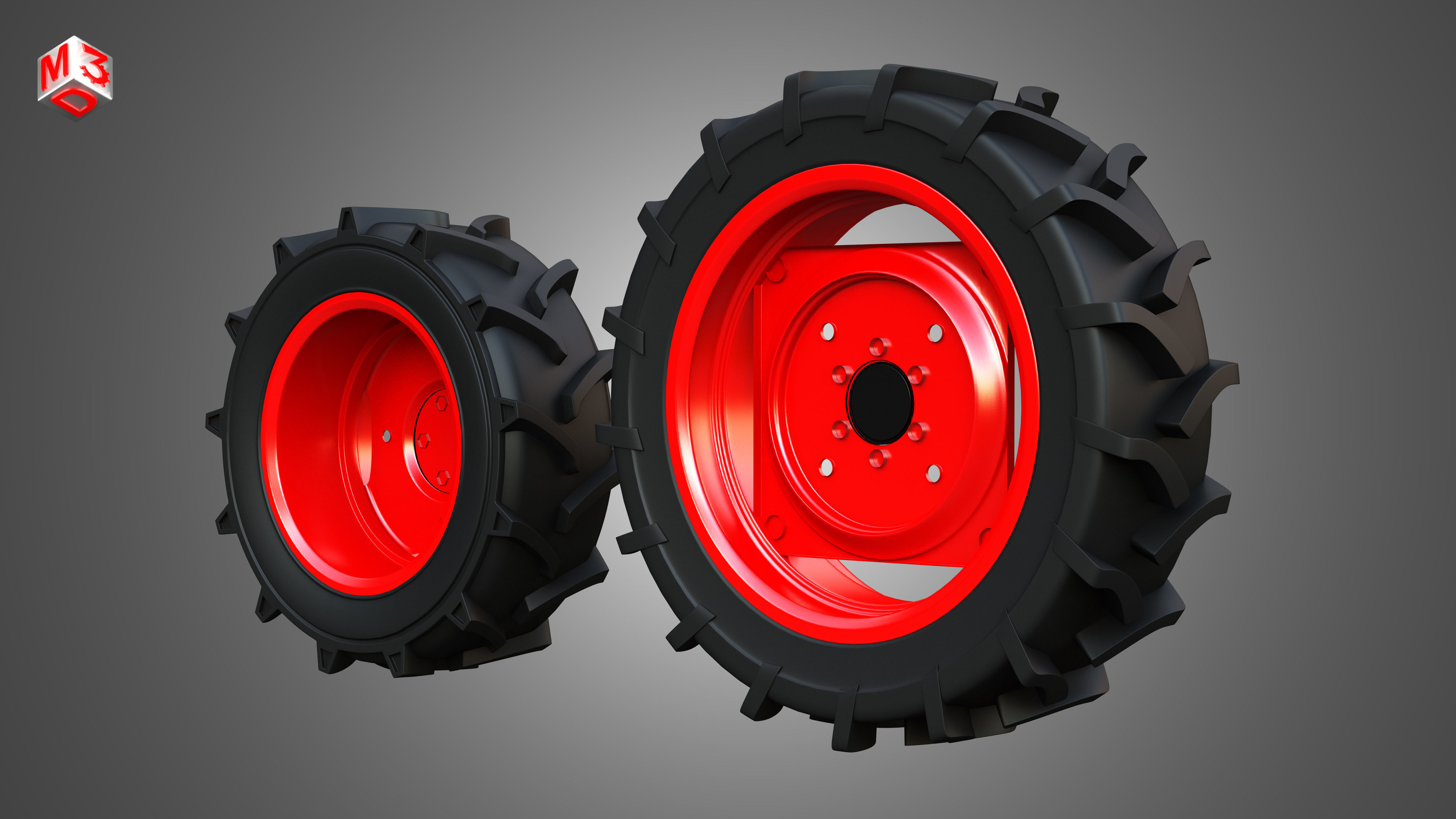 Jivo 365ti Wheel and Tire 3D model_3