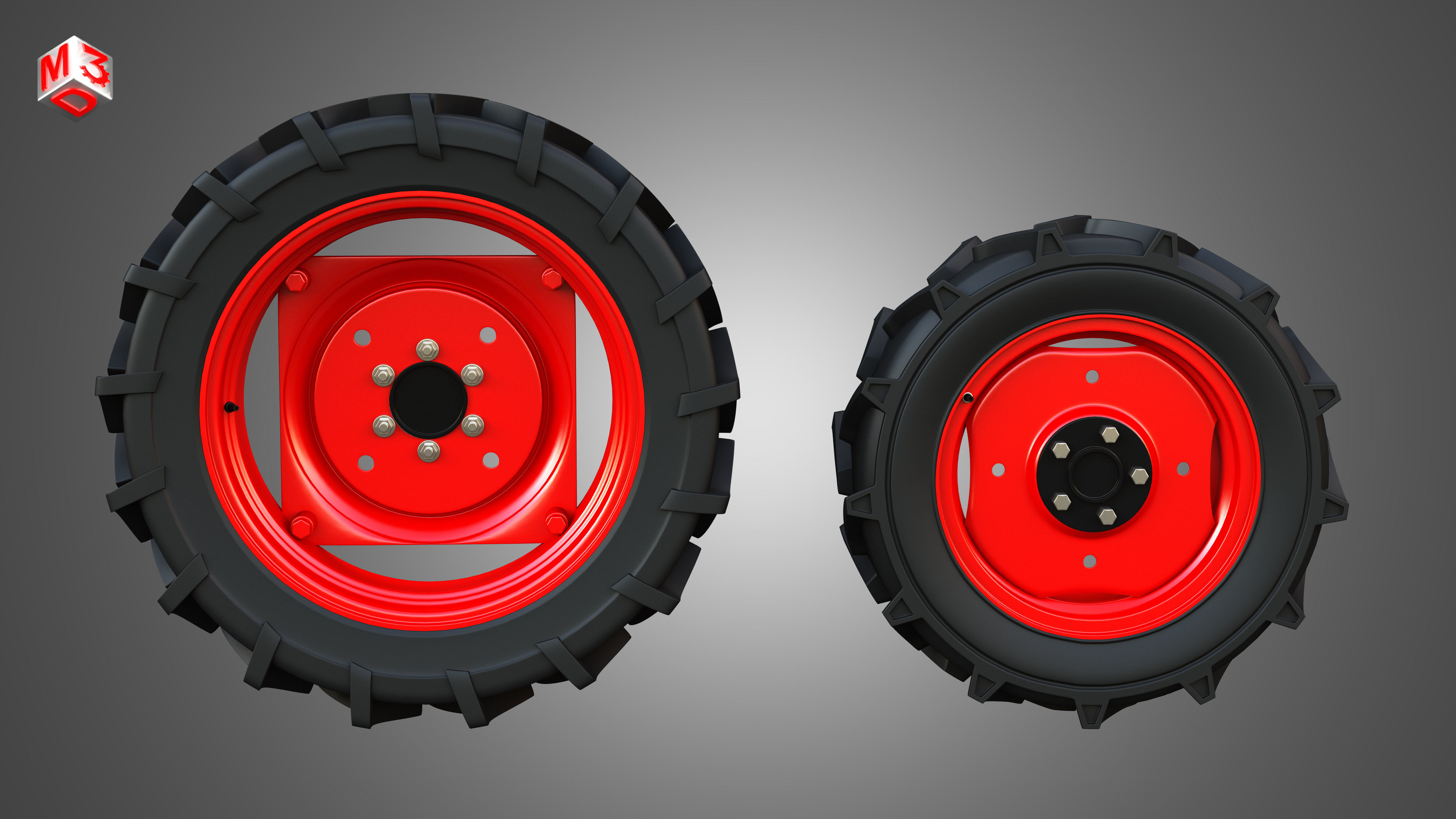 Jivo 365ti Wheel and Tire 3D model_8