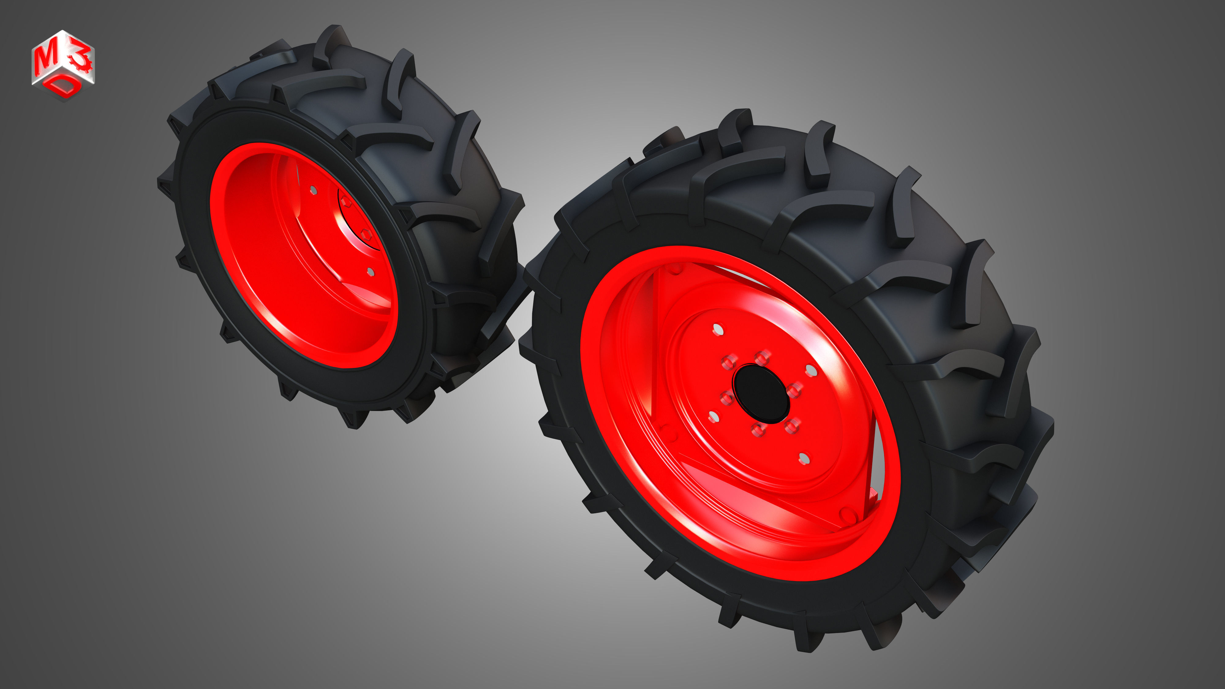 Jivo 365ti Wheel and Tire 3D model_4
