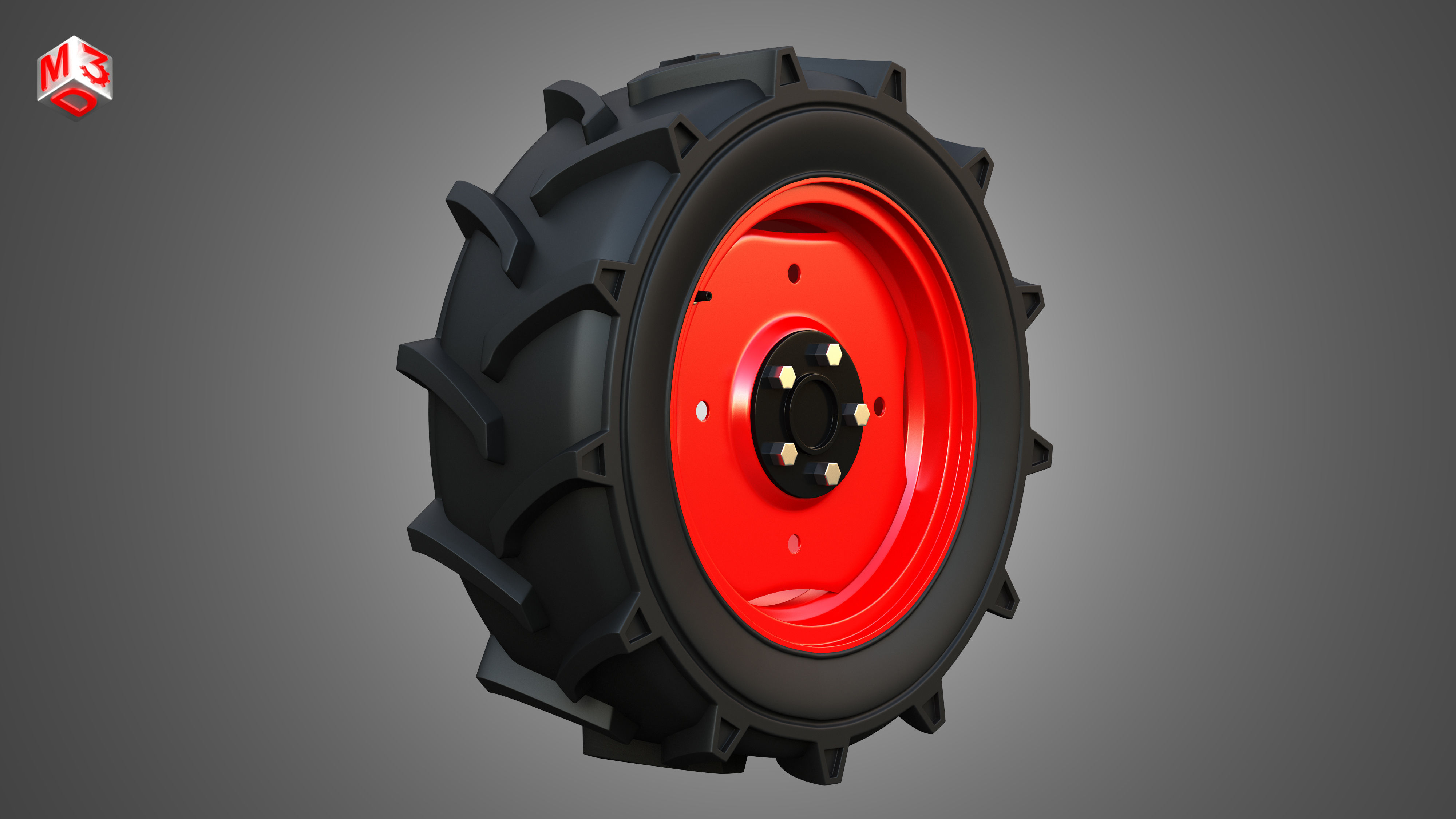 Jivo 365ti Wheel and Tire 3D model_12