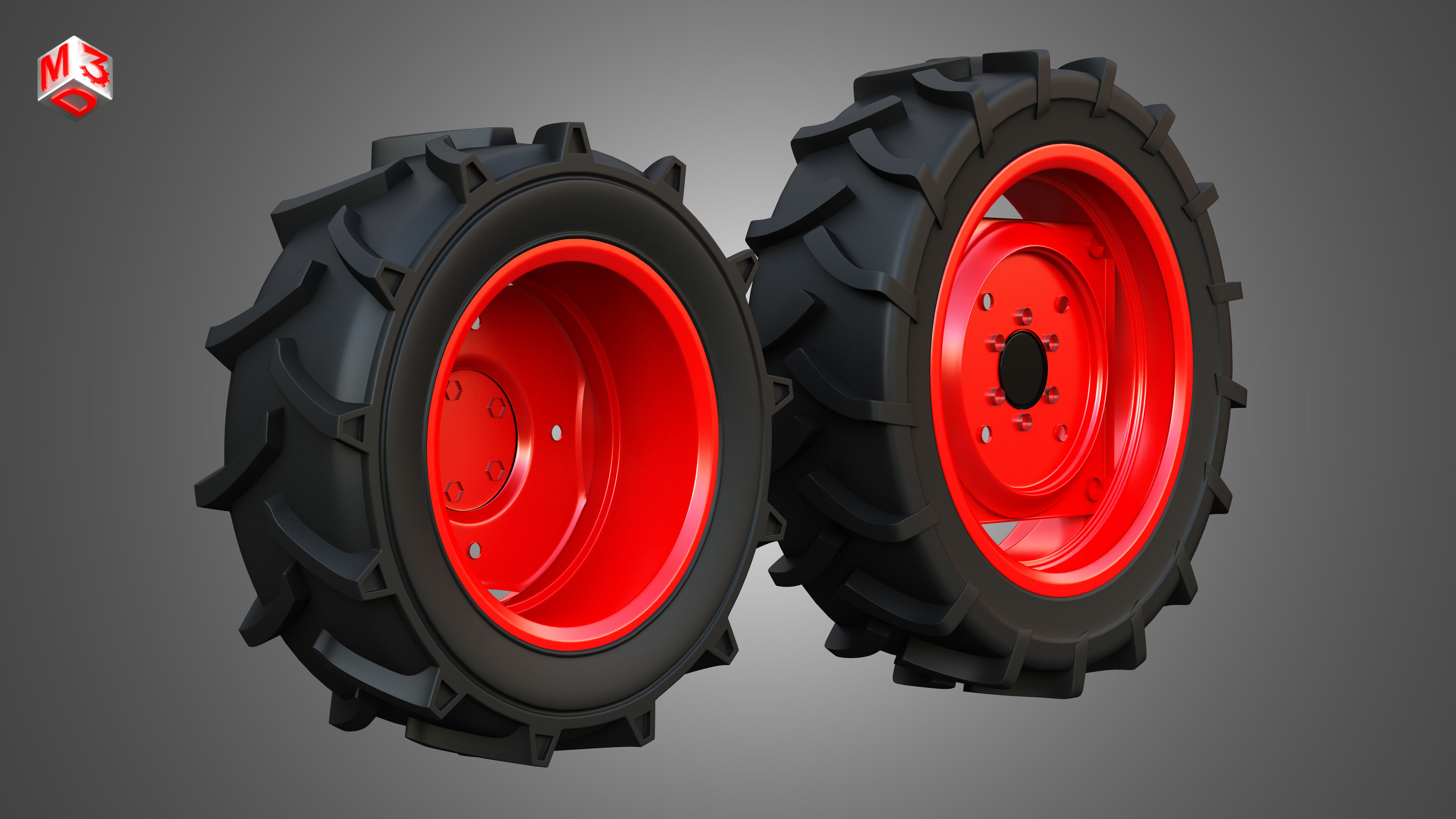 Jivo 365ti Wheel and Tire 3D model_2