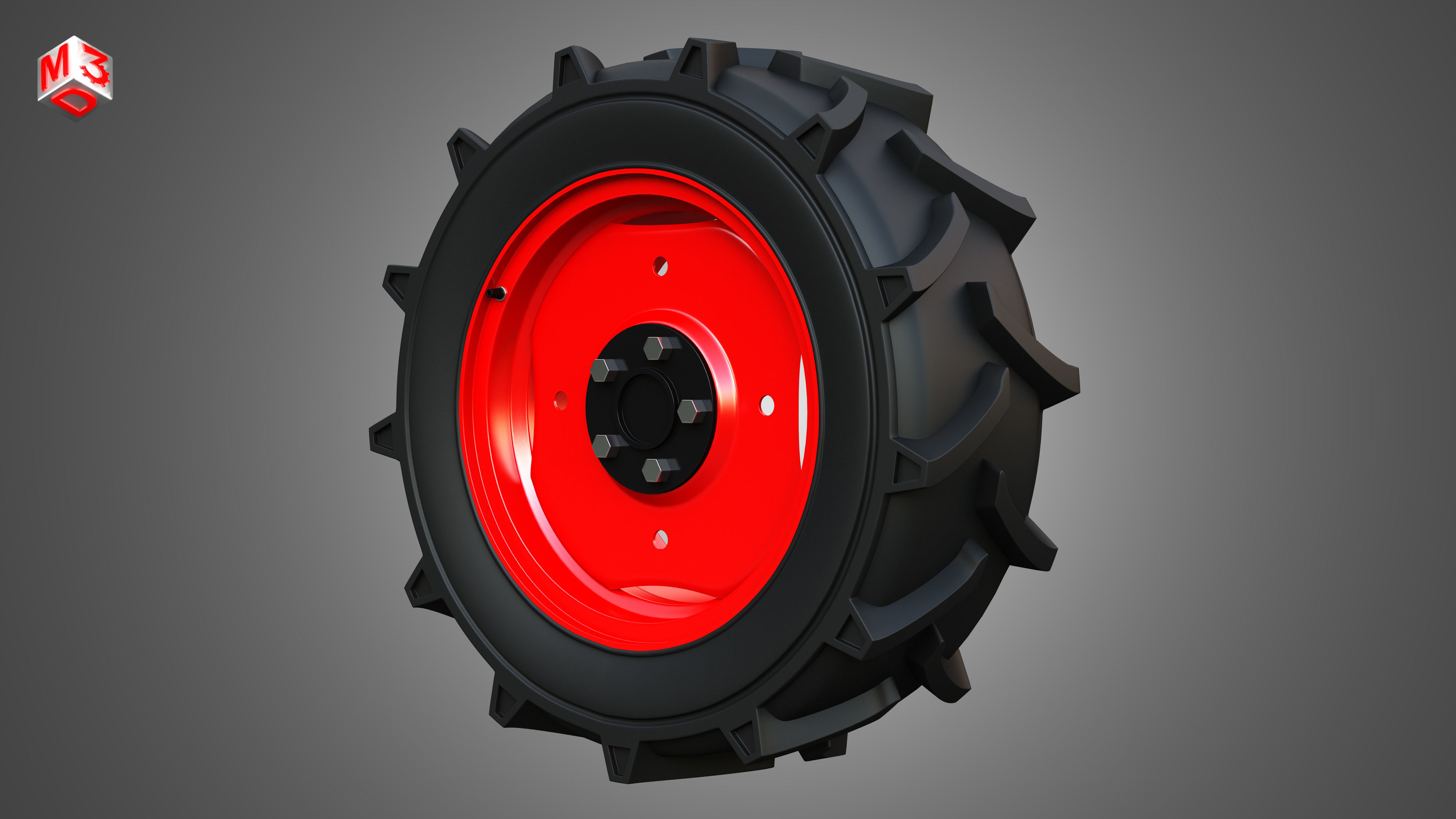 Jivo 365ti Wheel and Tire 3D model_13