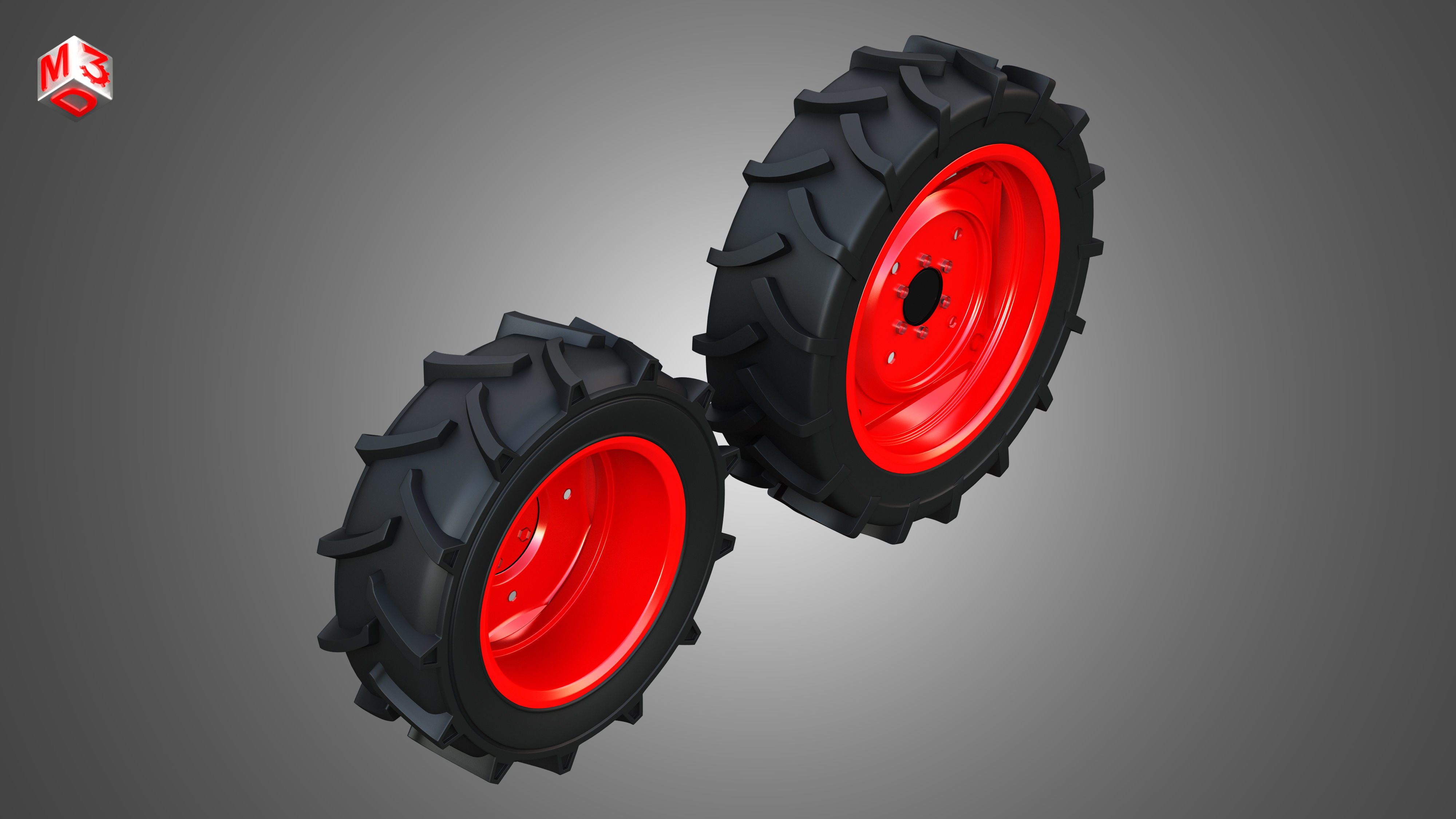 Jivo 365ti Wheel and Tire 3D model_7