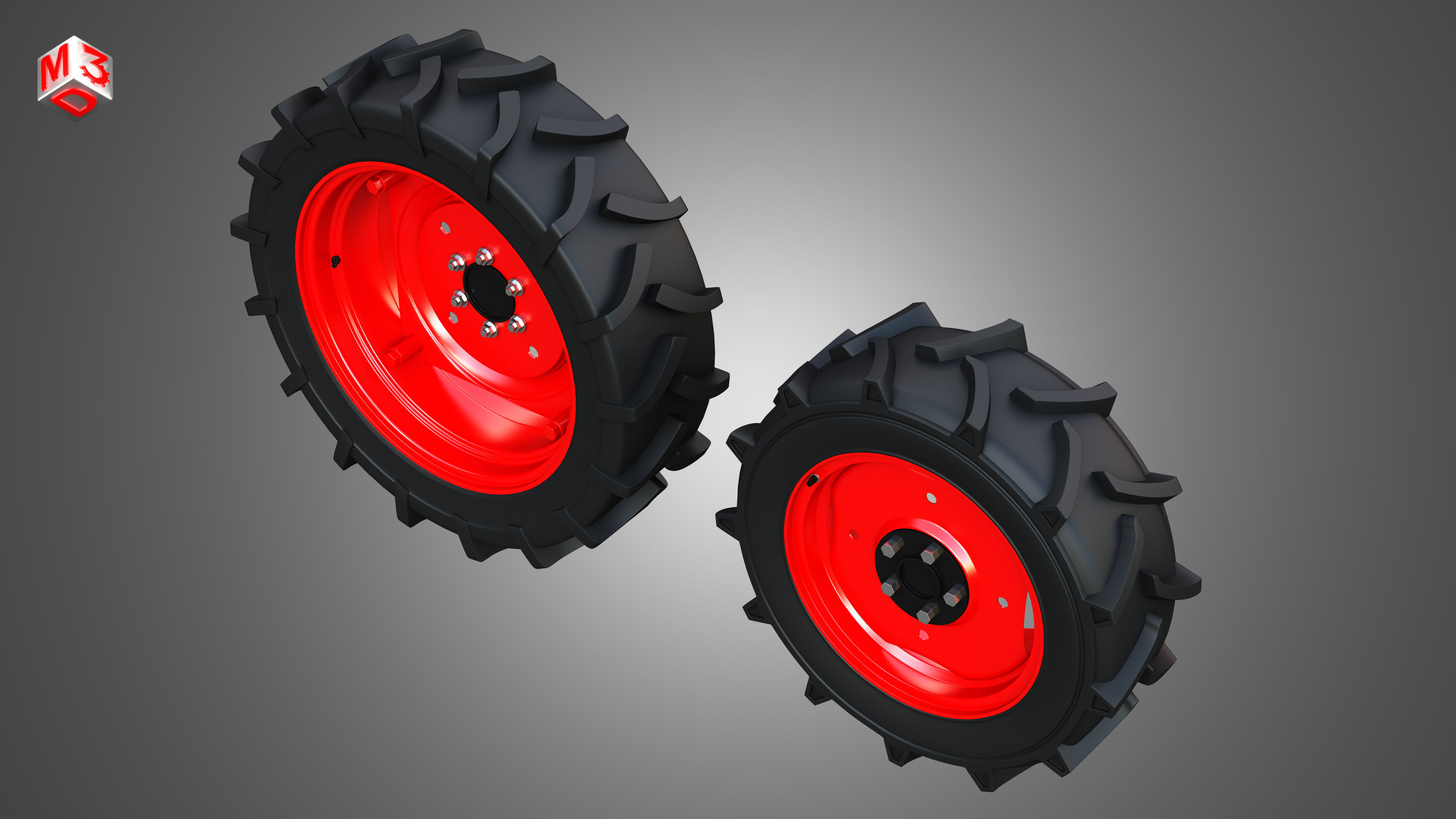Jivo 365ti Wheel and Tire 3D model_6