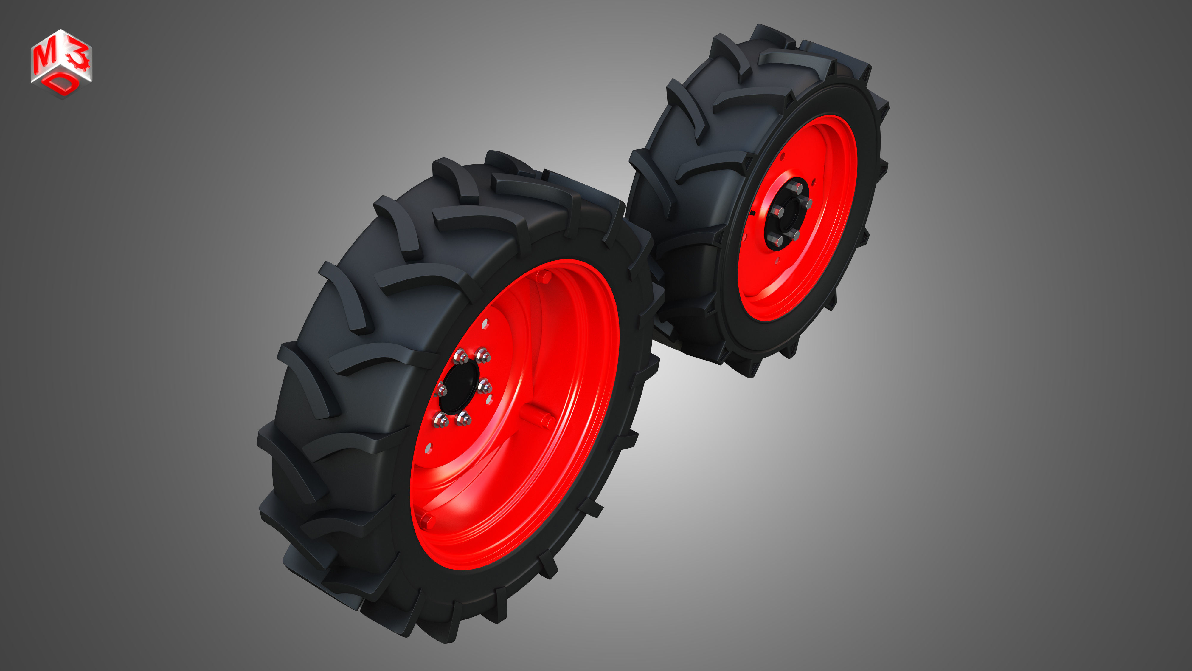 Jivo 365ti Wheel and Tire 3D model_5