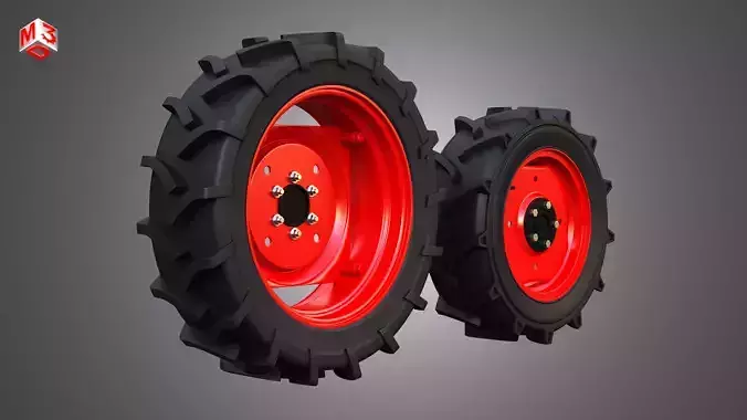 Jivo 365ti Wheel and Tire 3D model