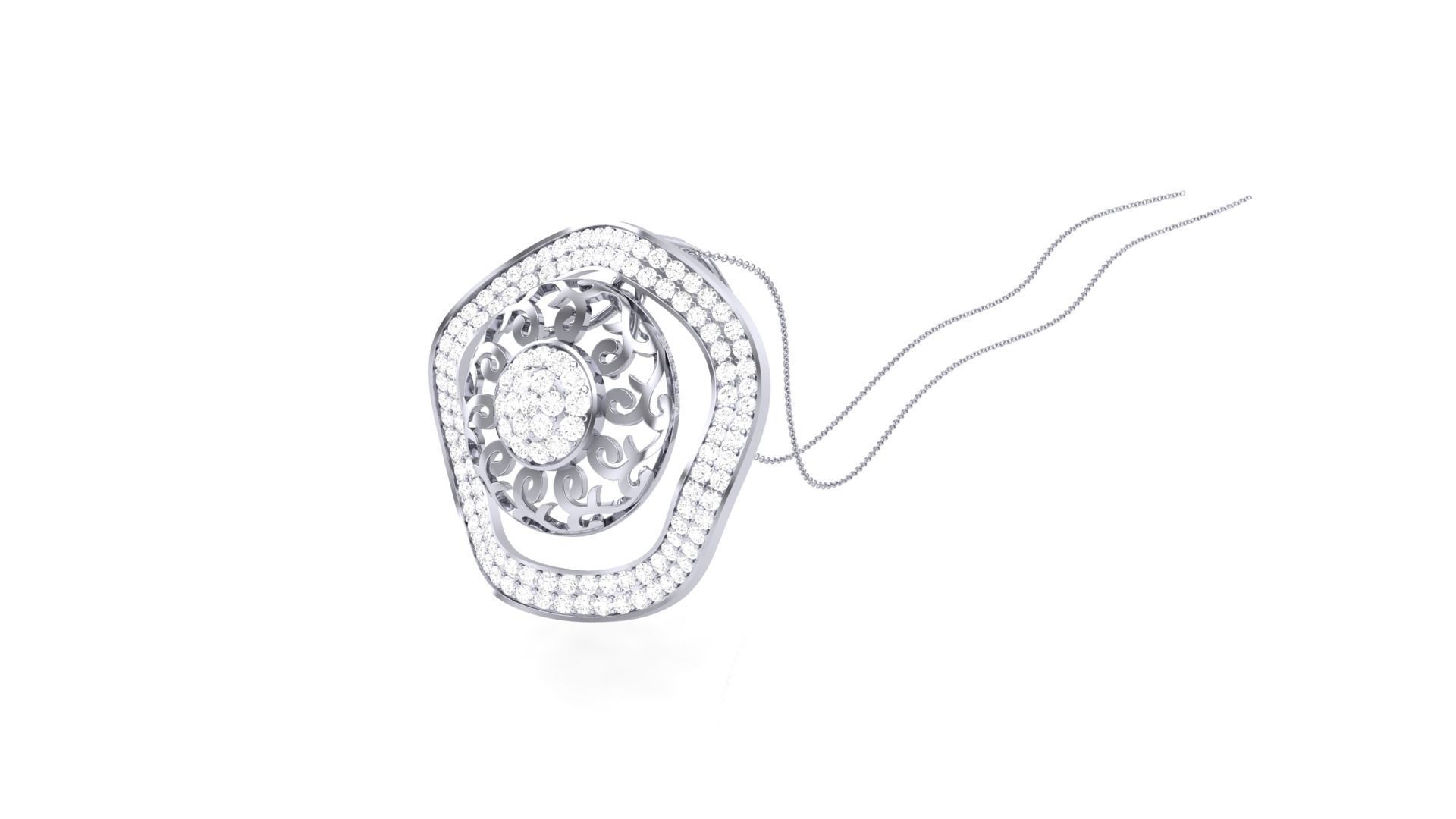 Earring Pendant Set 3dm STL OBJ FBX Renders Details 3D print model_9