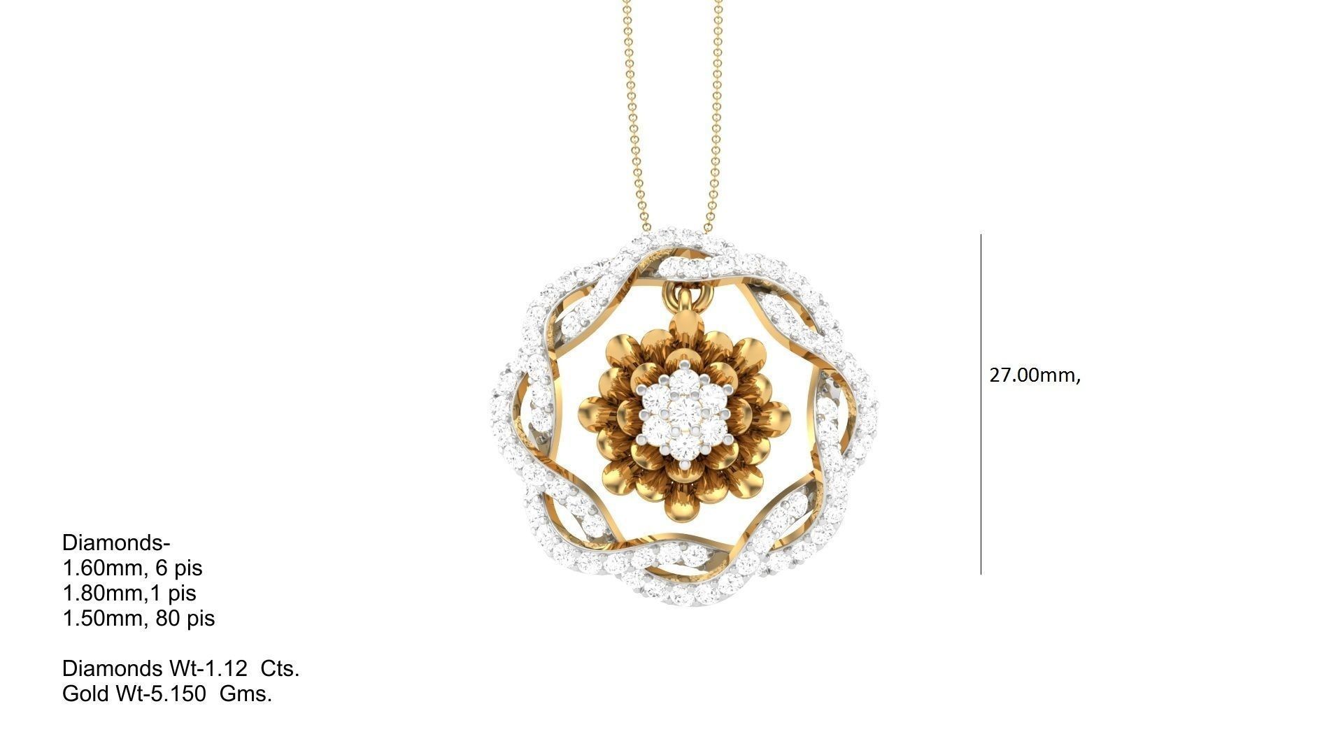 Earring Pendant Set 3dm STL OBJ FBX Renders Details 3D print model_7