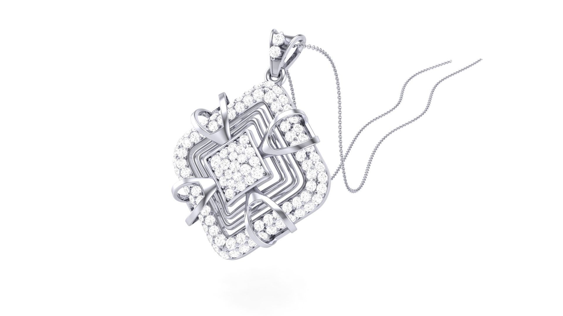 Earring Pendant Set 3dm STL OBJ FBX Renders Details 3D print model_10