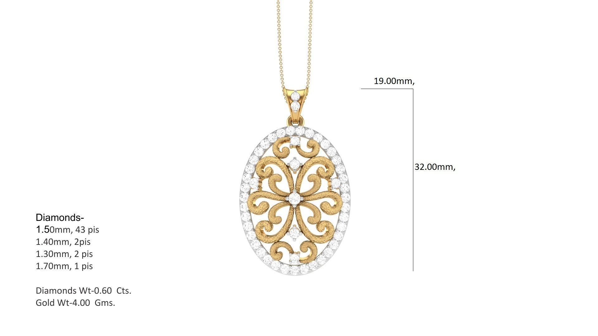 Earring Pendant Set 3dm STL OBJ FBX Renders Details 3D print model_11