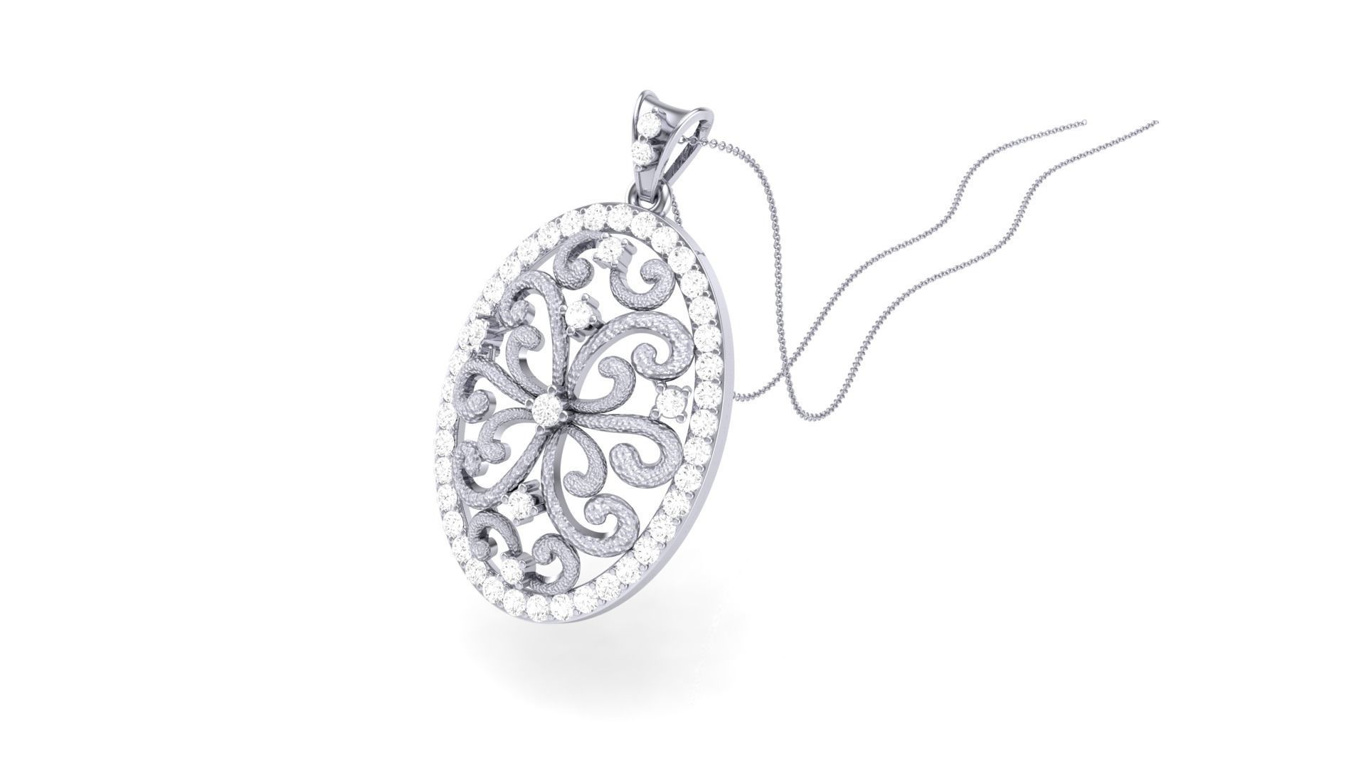 Earring Pendant Set 3dm STL OBJ FBX Renders Details 3D print model_12