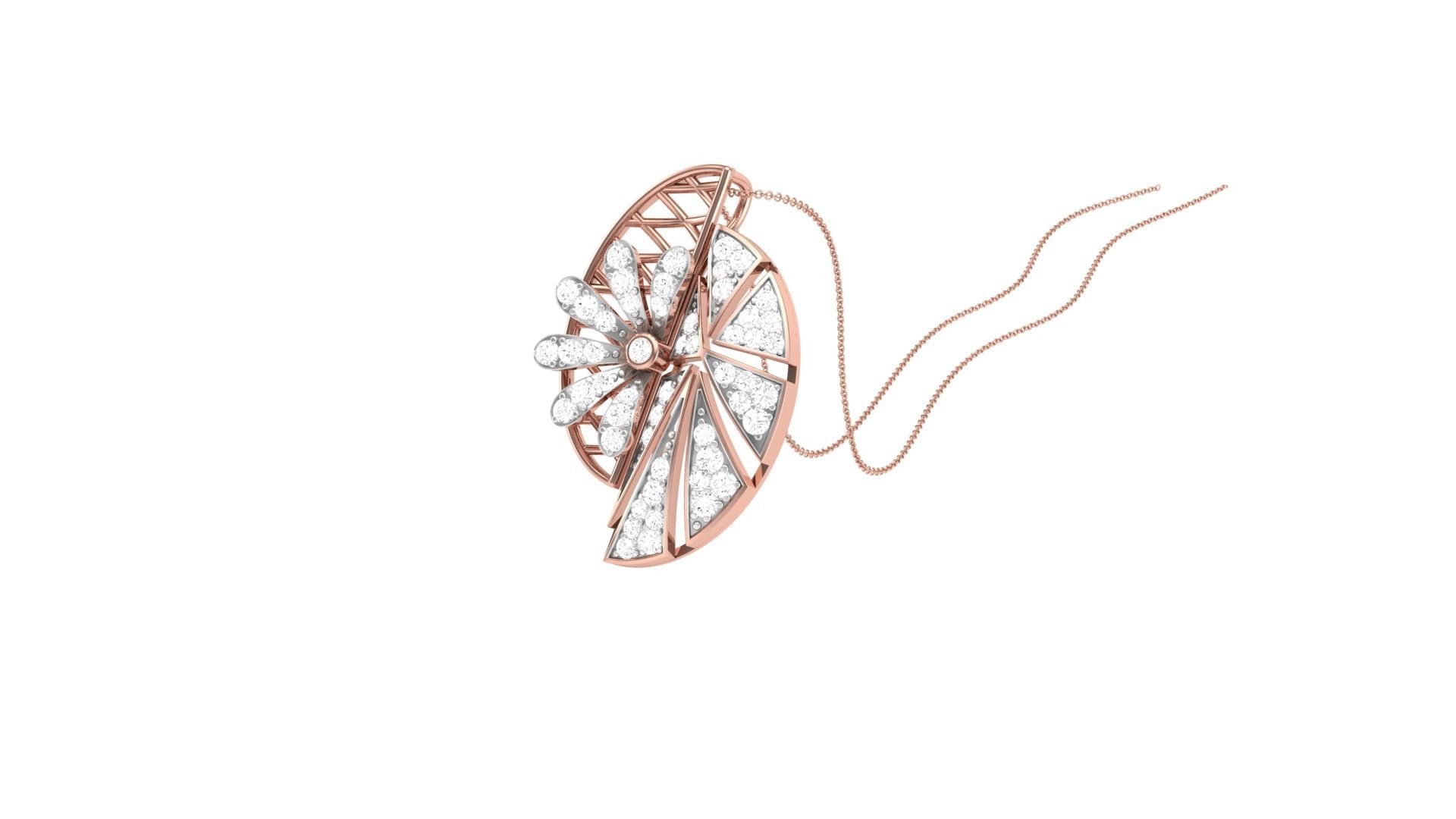 Earring Pendant Set 3dm STL OBJ FBX Renders Details 3D print model_9