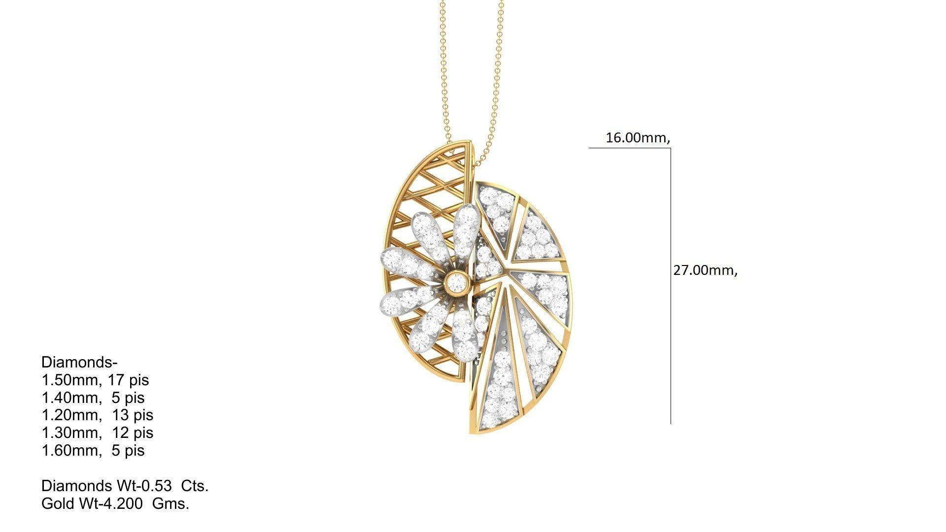 Earring Pendant Set 3dm STL OBJ FBX Renders Details 3D print model_10