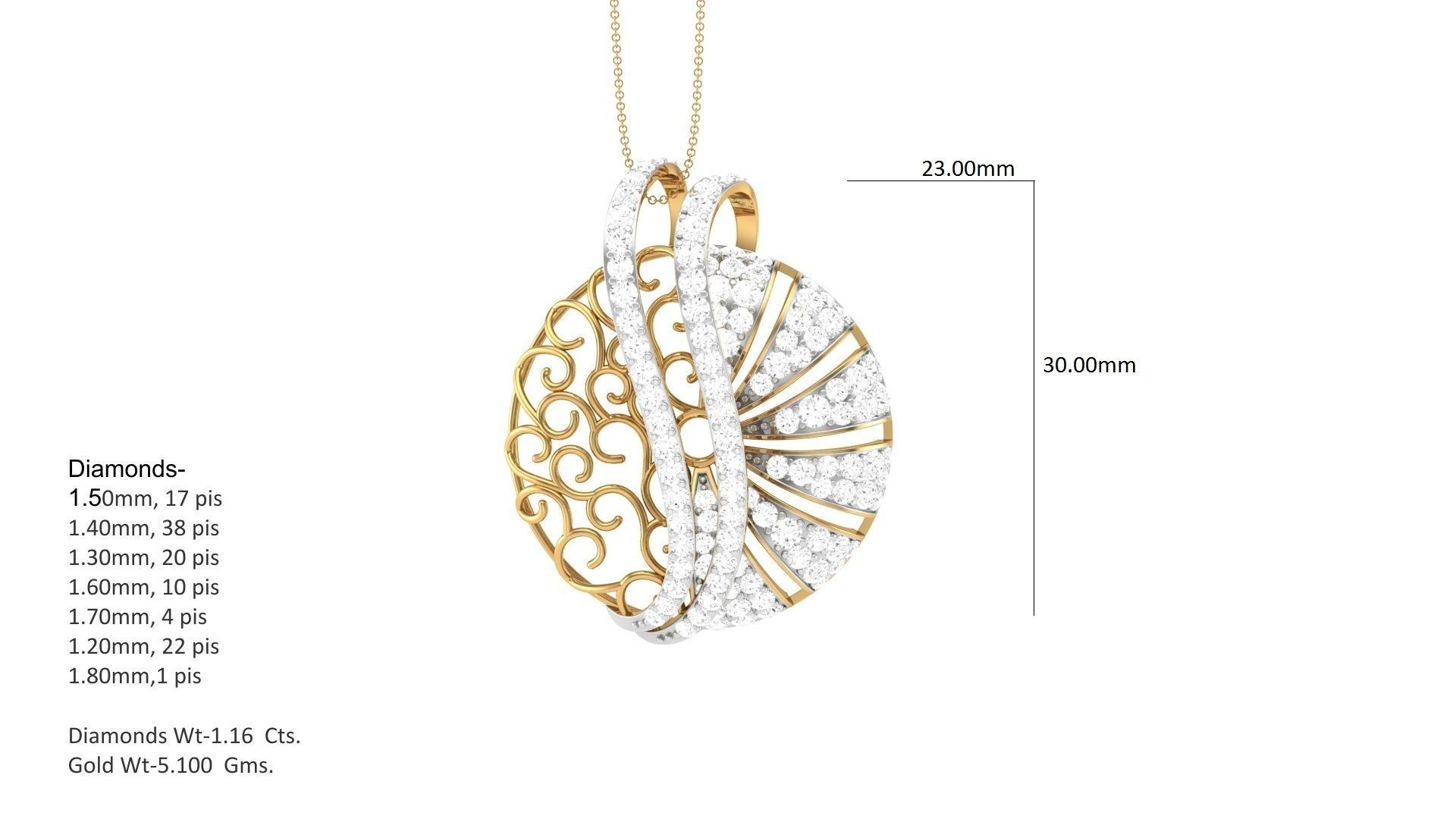 Earring Pendant Set 3dm STL OBJ FBX Renders Details 3D print model_7