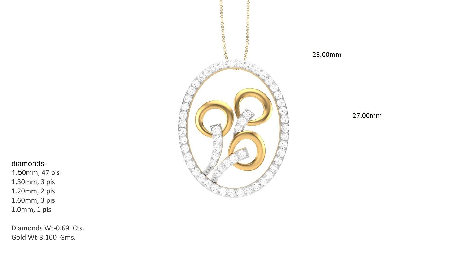 Earring Pendant Set 3dm STL OBJ FBX Renders Details 3D print model_10