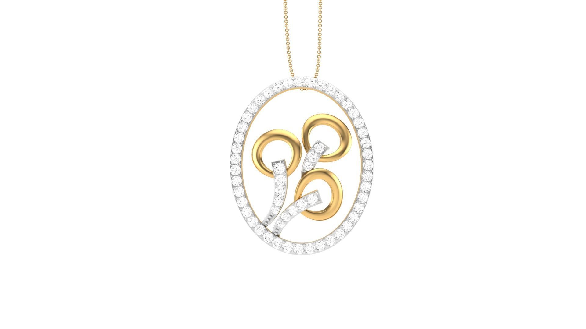 Earring Pendant Set 3dm STL OBJ FBX Renders Details 3D print model_11