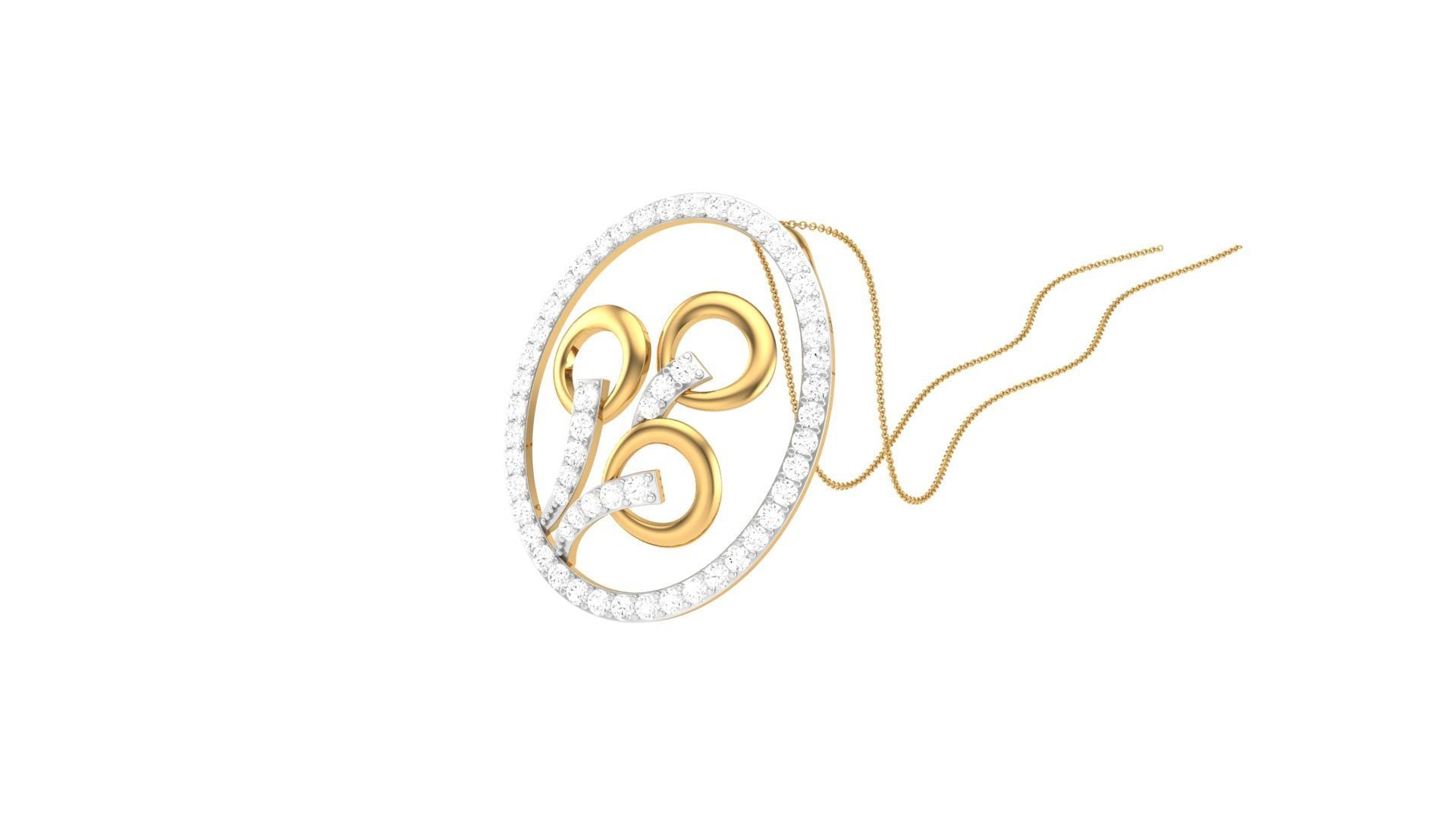 Earring Pendant Set 3dm STL OBJ FBX Renders Details 3D print model_7