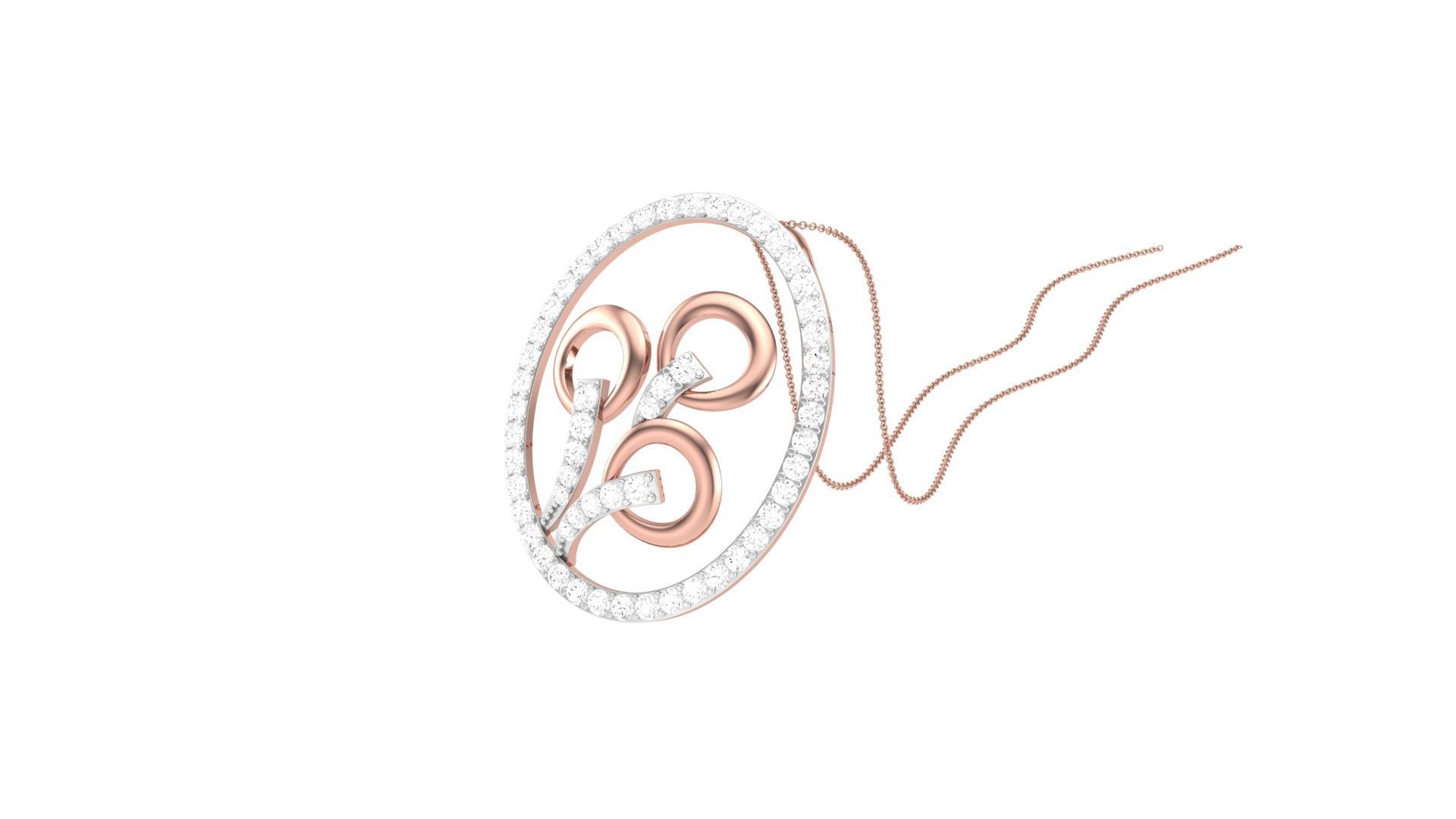 Earring Pendant Set 3dm STL OBJ FBX Renders Details 3D print model_8