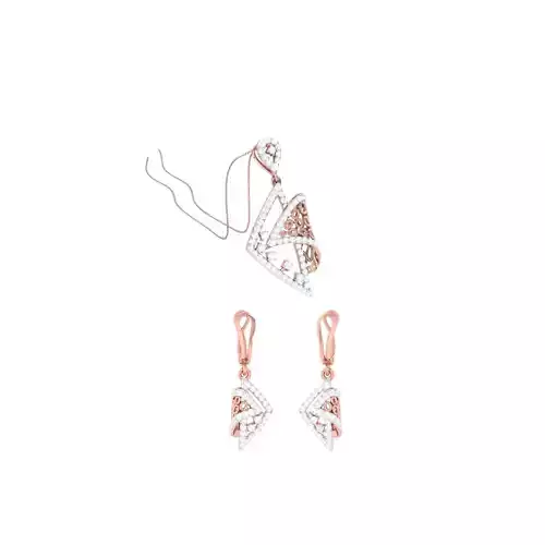 Earring Pendant Set 3dm STL OBJ FBX Renders Details