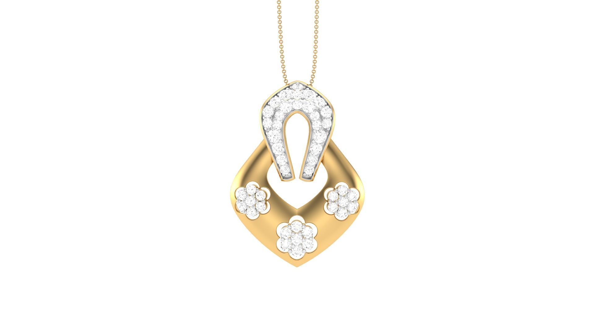 Earring Pendant Set 3dm STL OBJ FBX Renders Details 3D print model_8