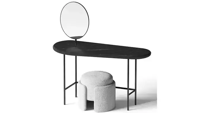 Living Divani PEBBLE and STUDIOPARISIEN A Ottoman