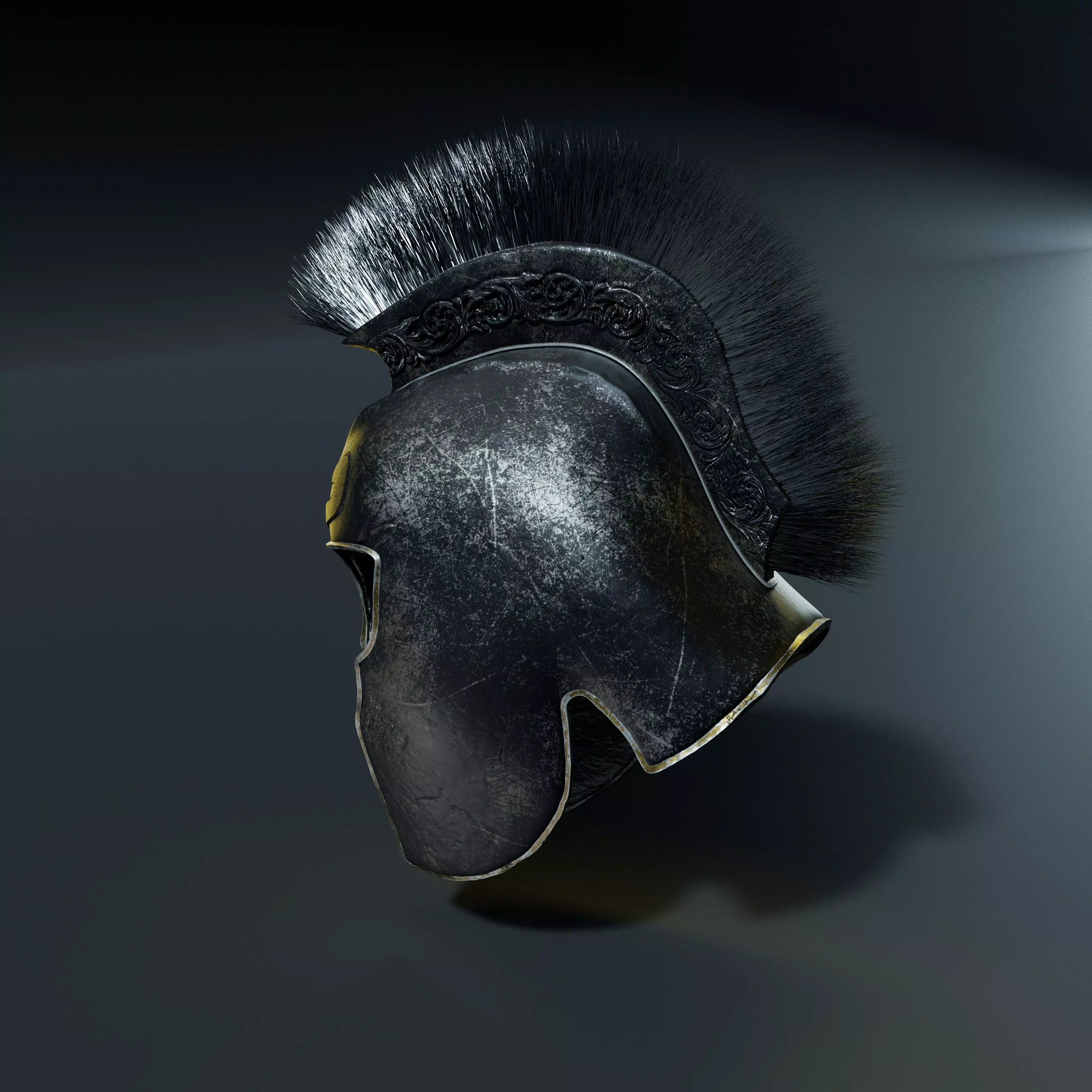 Helmet of Achilles 3D model 3D model_0