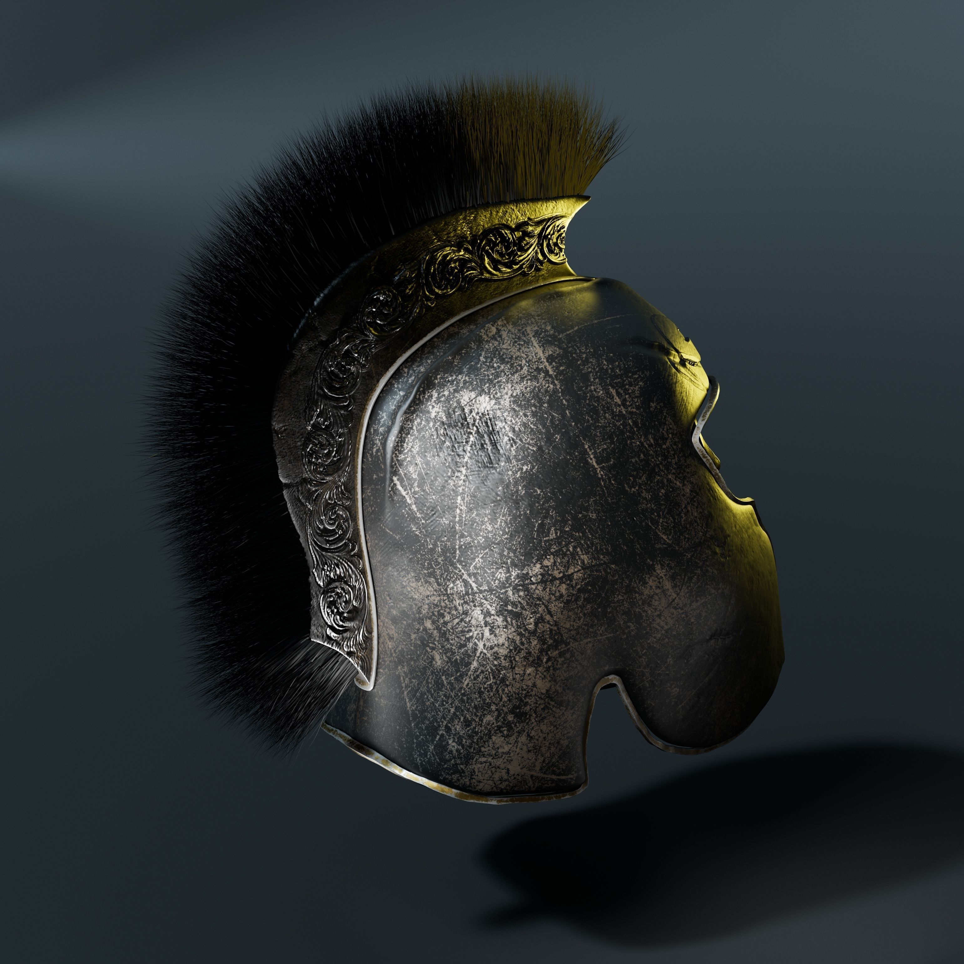 Helmet of Achilles 3D model 3D model_2