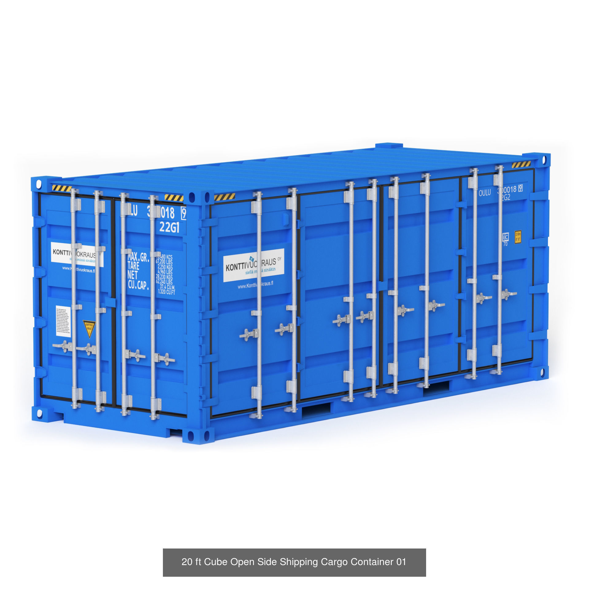 20 ft Cube Shipping Cargo Container Collection _1