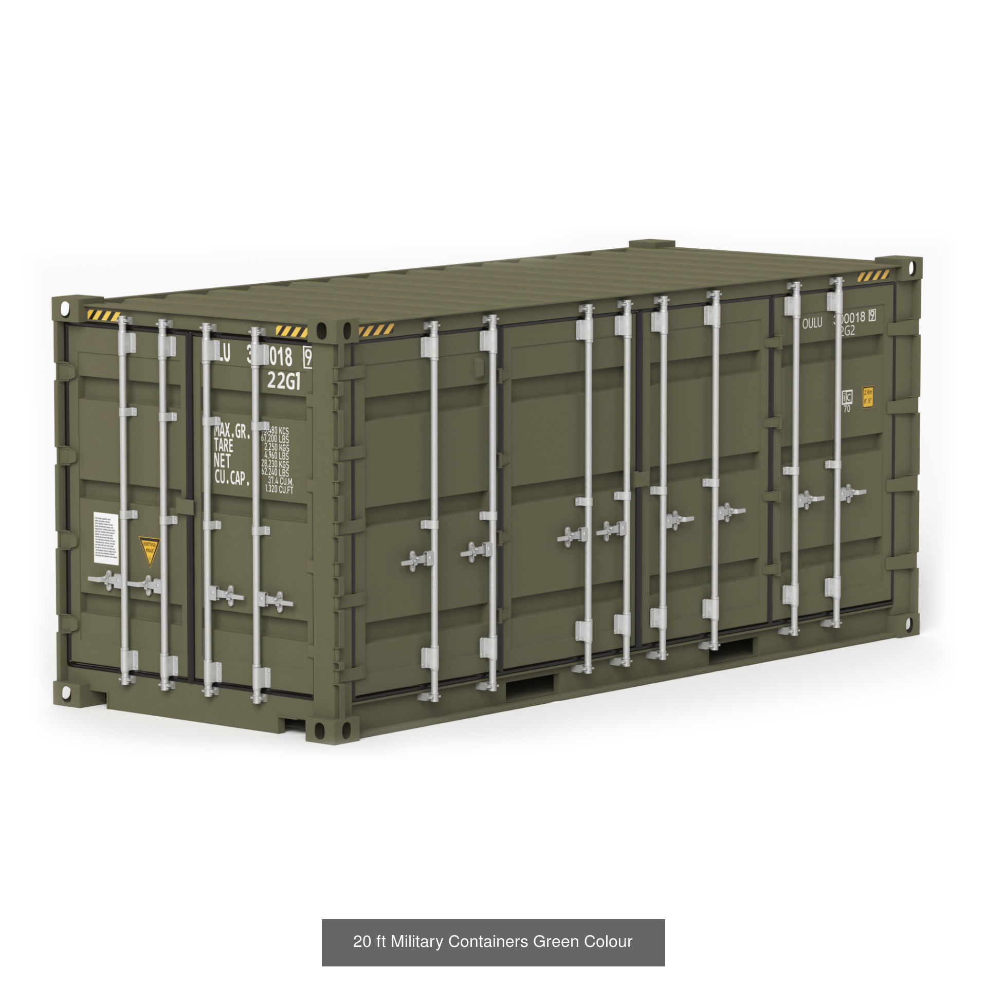 20 ft Cube Shipping Cargo Container Collection _2