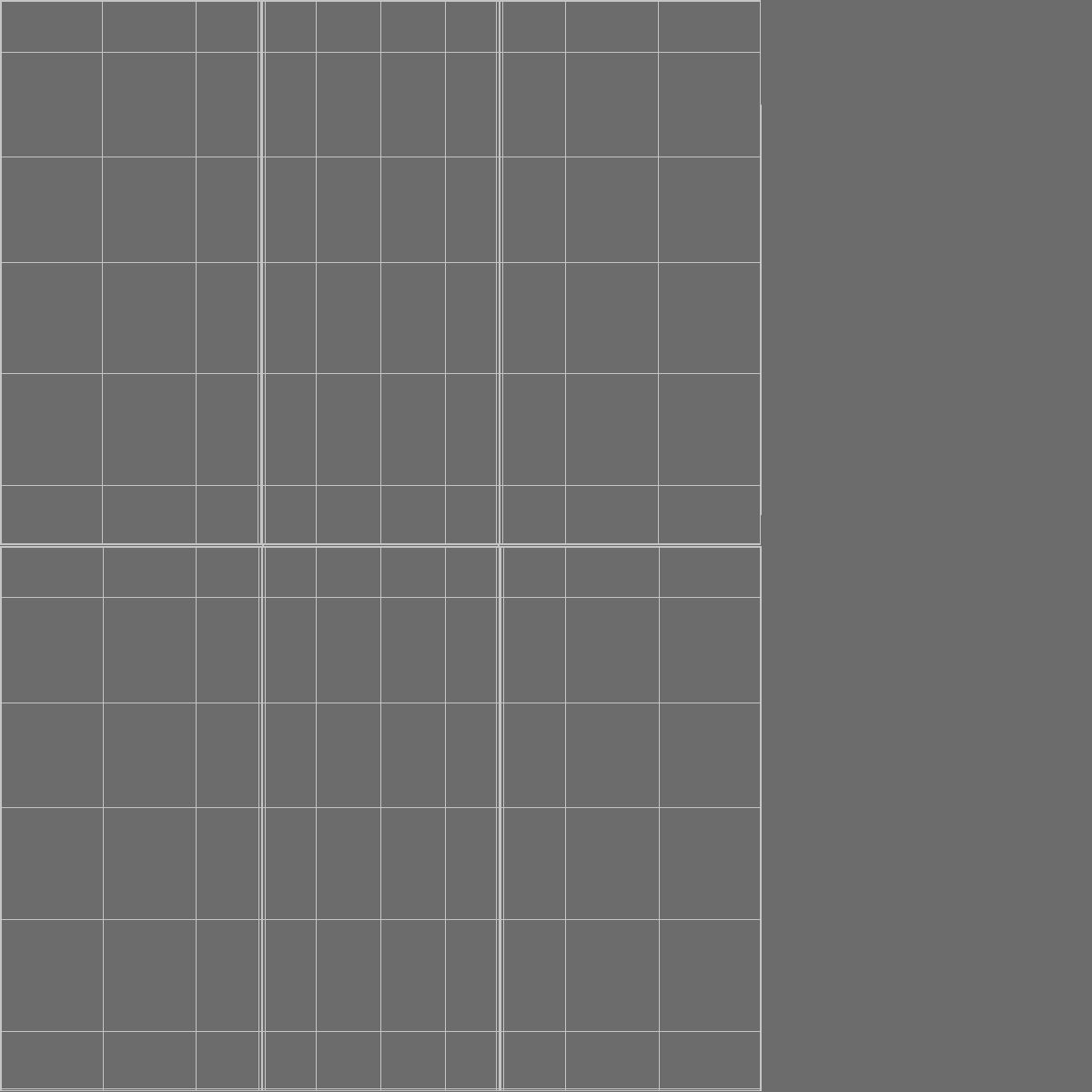 2 White Unfolded Booklets Flyers - flat bifold leaflet brochure Low-poly 3D model_5